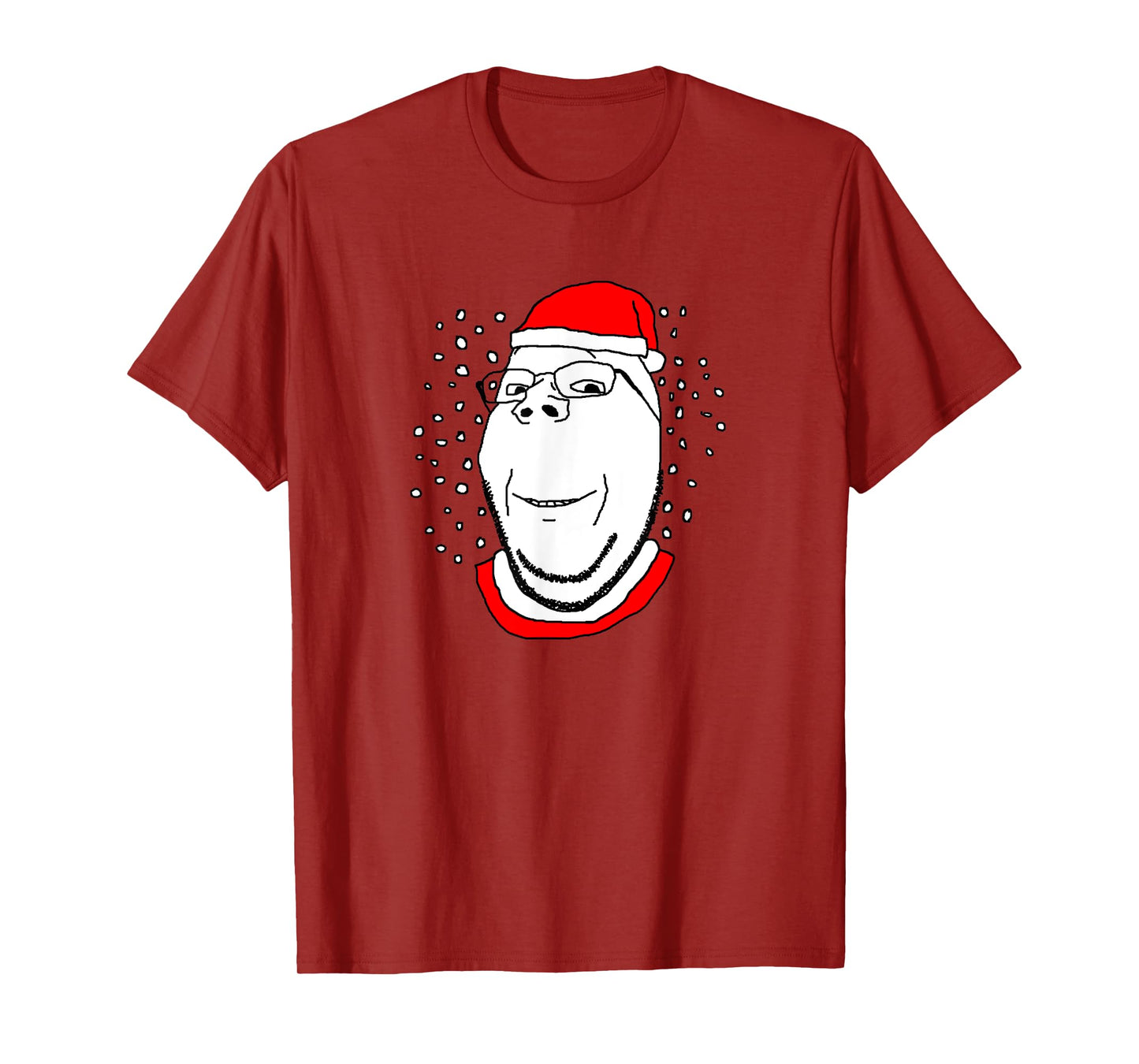 Soyjak Soy Wojak Soyboy Santa Christmas Wholesome Gapejak T-Shirt