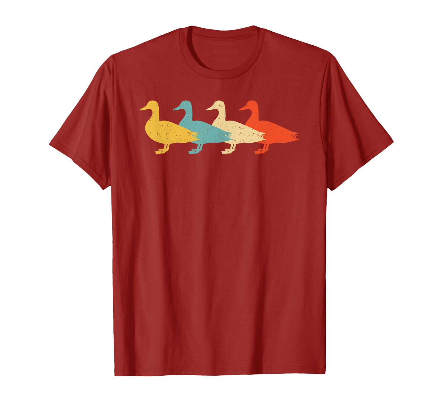 Mallard Vintage Retro Duck Bird Drake Lover 60s 70s Gift T-Shirt