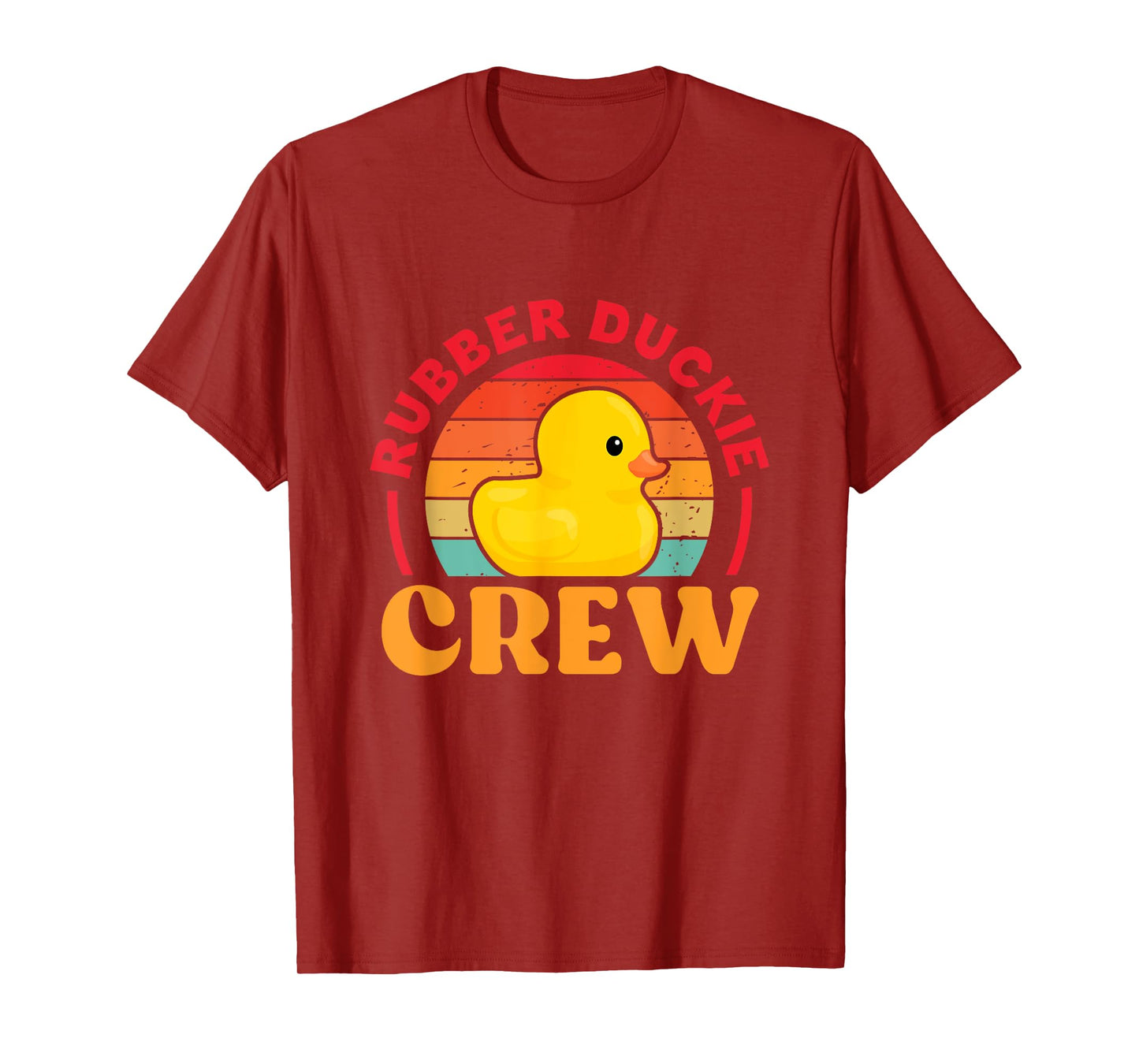 Rubber Duckie Crew Duck Duckling Retro T-Shirt