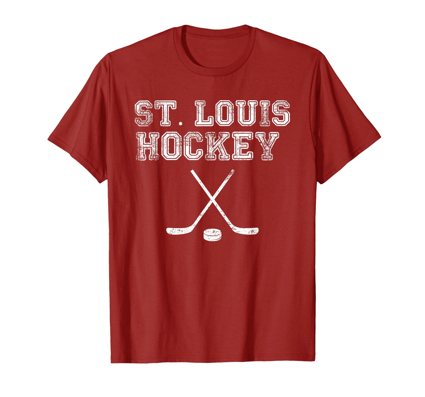Vintage St. Louis Ice Hockey Sticks State Outile STL Tee T-Shirt