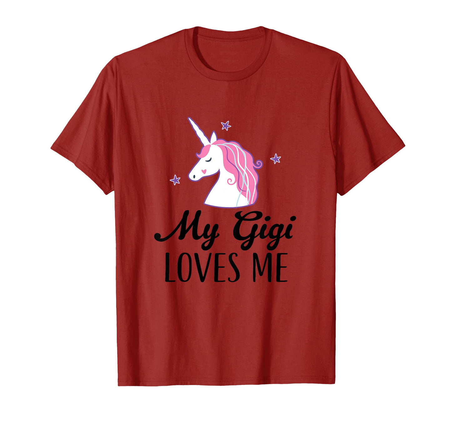 My Gigi Loves Me Girl Unicorn Granddaughter T-Shirt