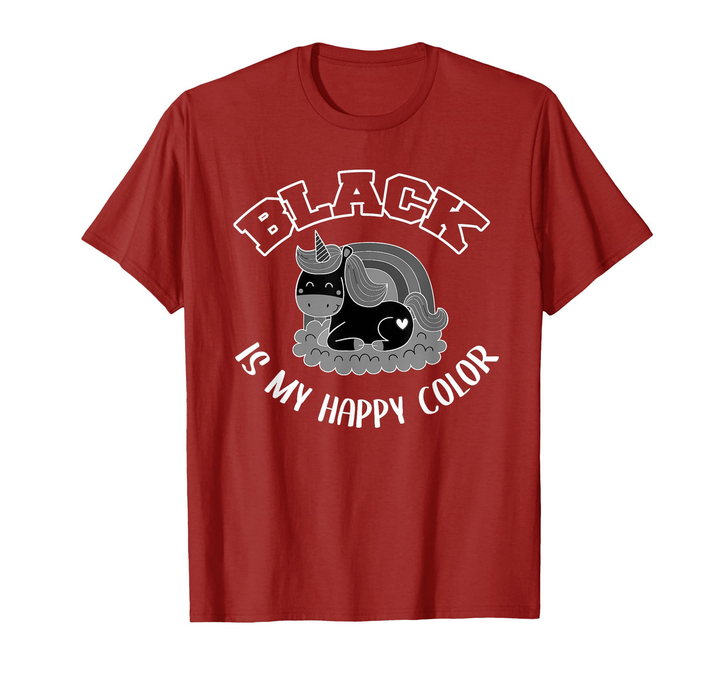 Black is my happy colour black is my favourite colour T-Shirt