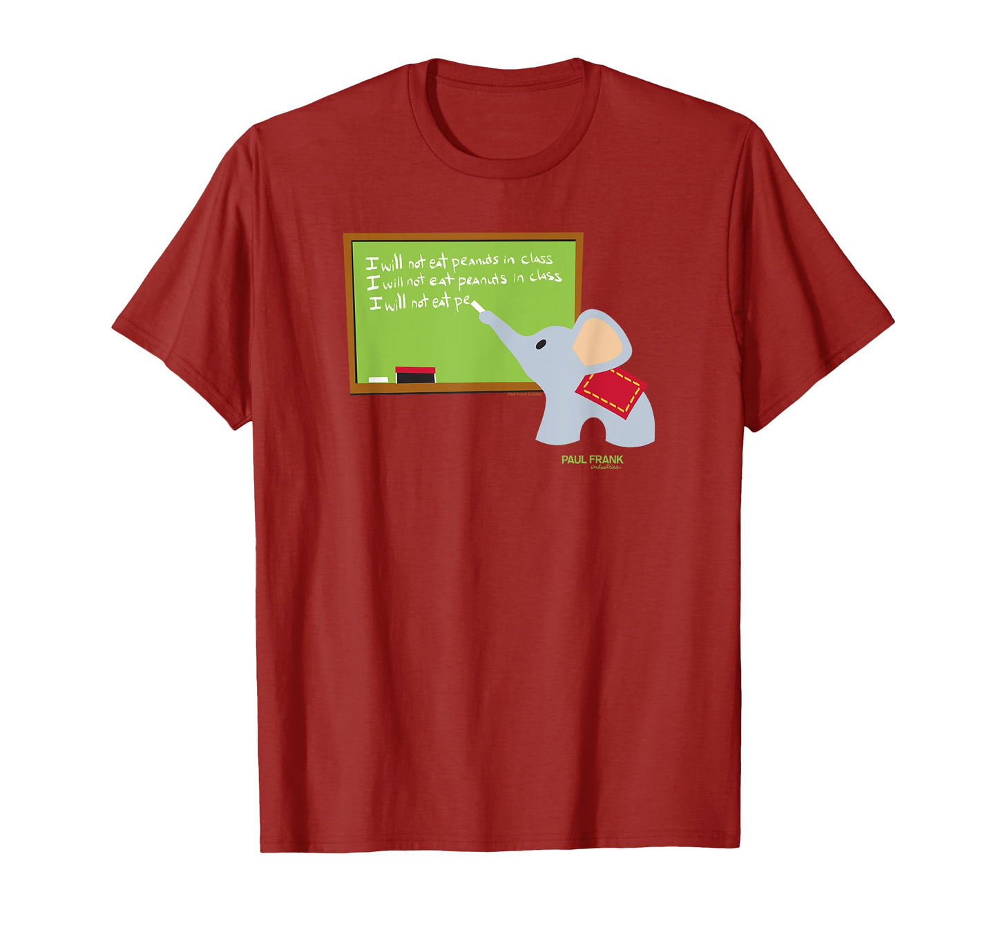 Paul Frank Ellie The Elephant Class Chalk Board T-Shirt