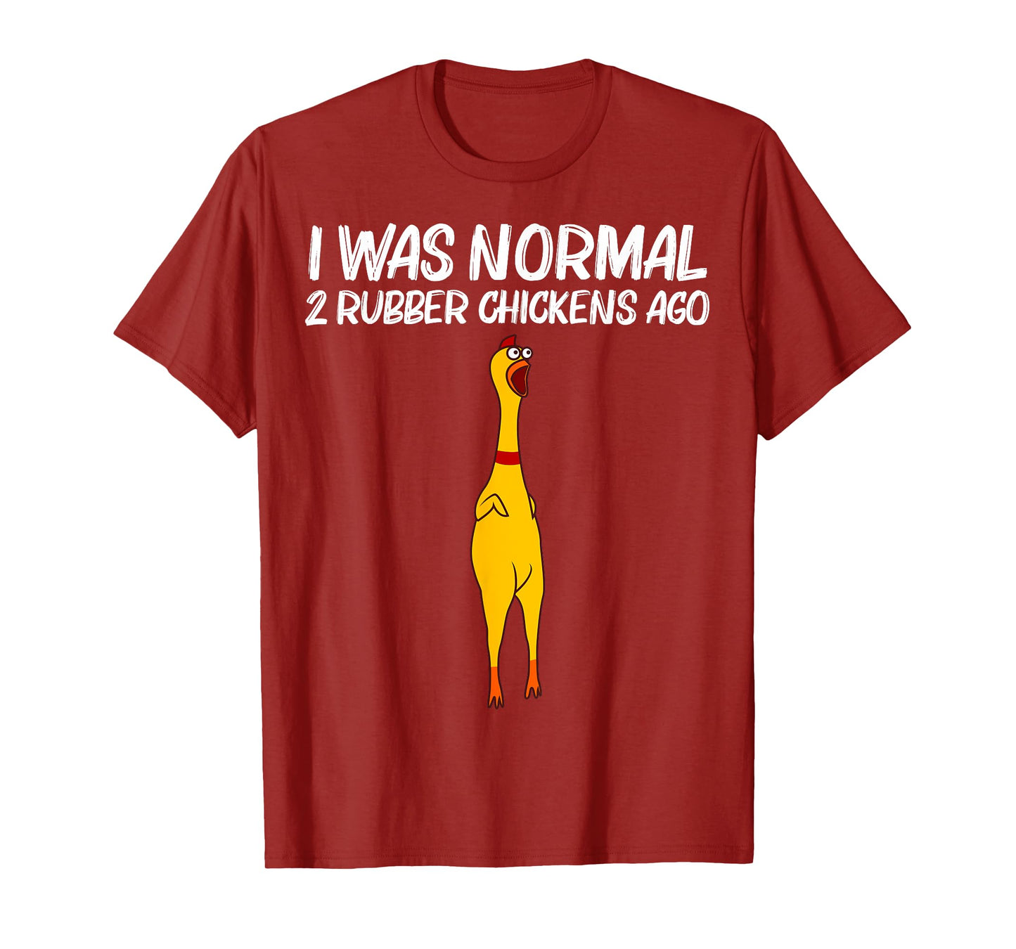 Funny Rubber Chicken Gift Men Women Rubber Chicken Costume T-Shirt
