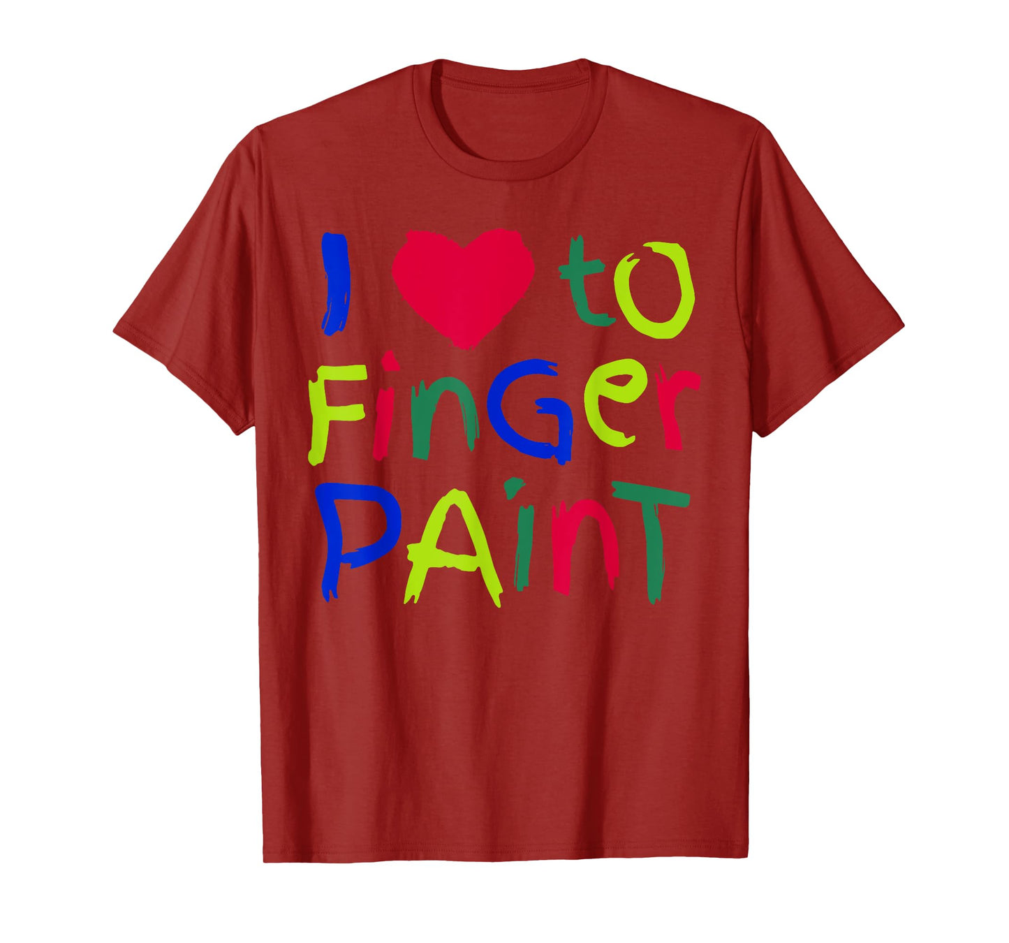 I Love To Finger Paint Matching I'm Paint Couple Valentine T-Shirt