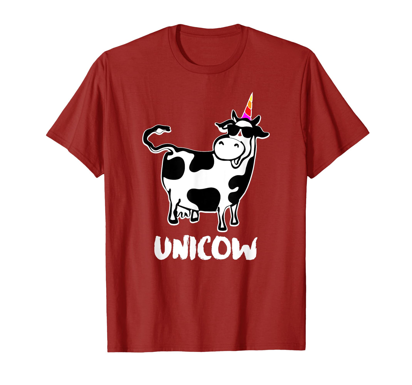 Unicow. Cute Dairy Cow Farmer Shirt Funny Cow Lover Gift T-Shirt