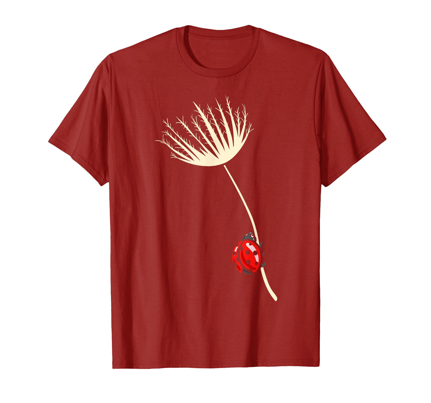 Ladybird, Dandelion, Ladybird Lover, Ladybird, Floral T-Shirt