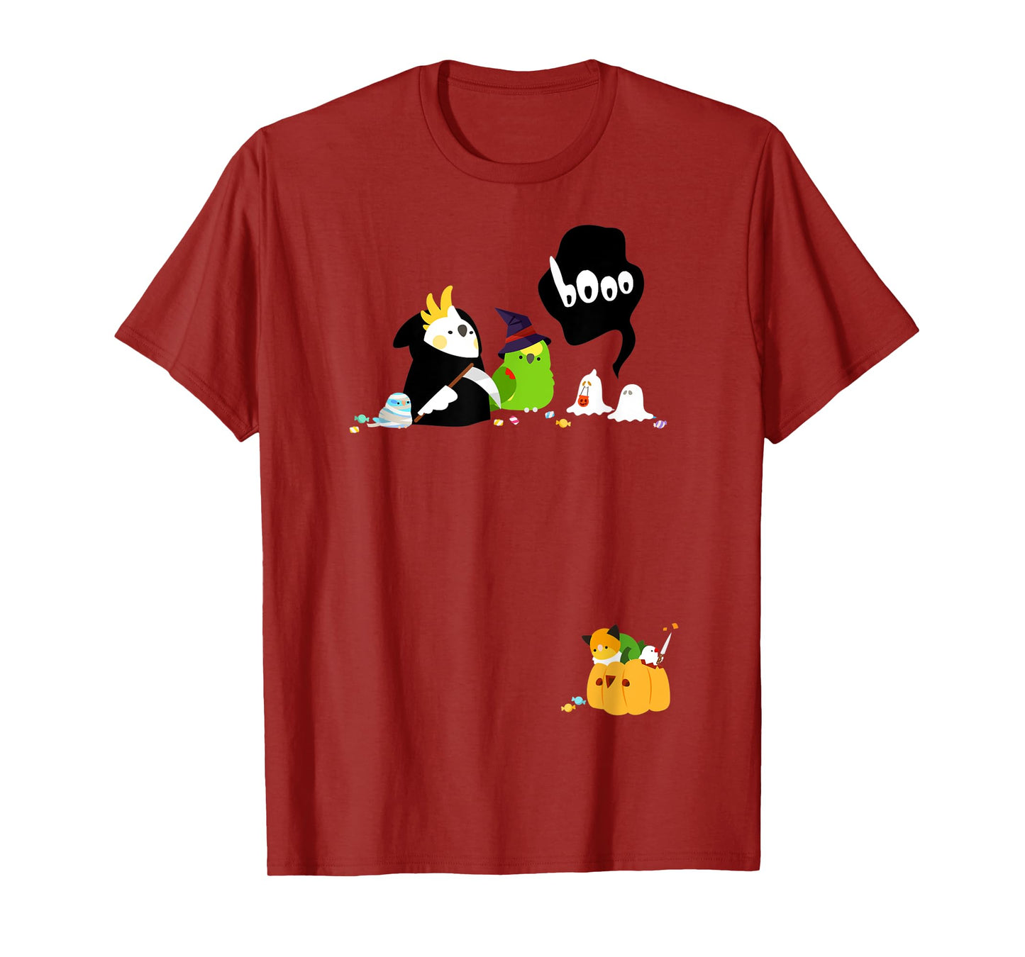Spooky Halloween Birbs T-Shirt