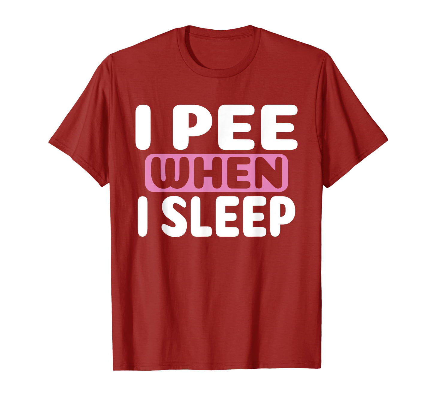 I Pee When I Sleep Baby Nappy Wet BedWEATHER Night T-Shirt