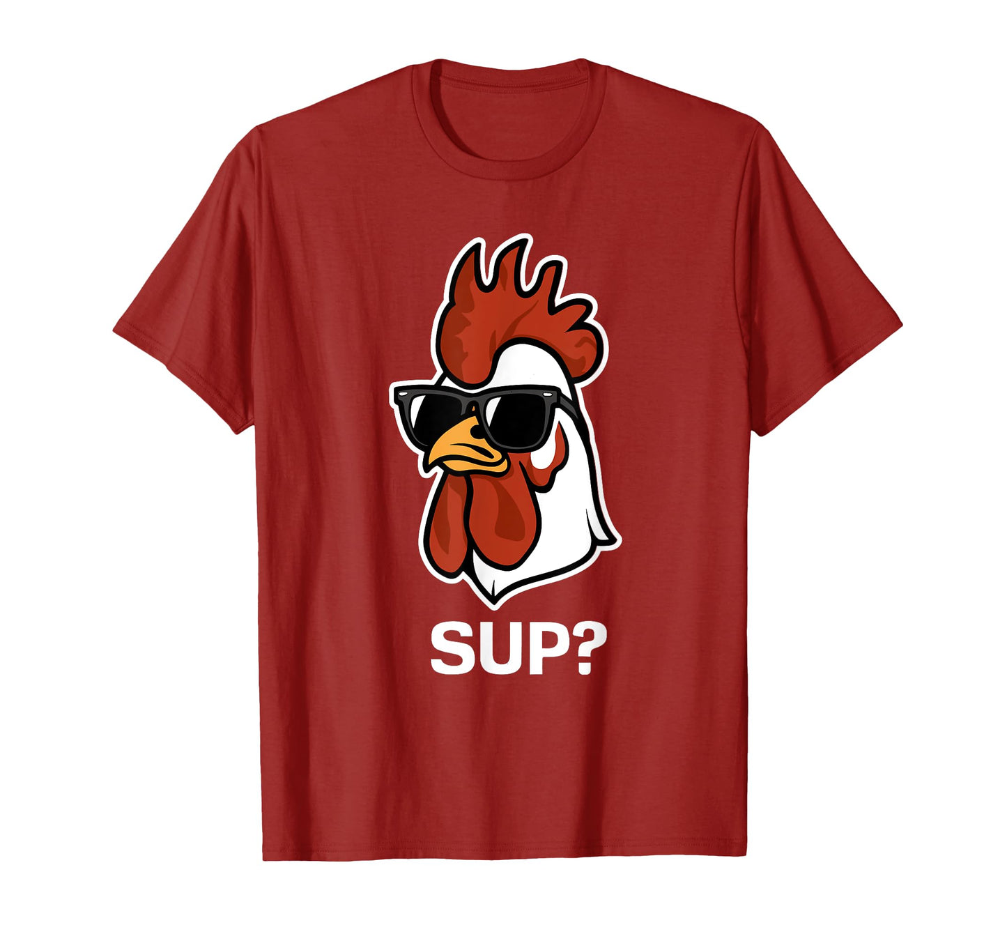 Chicken Sunglasses Animal Farm Funny For Farmer Men Women T-Shirt