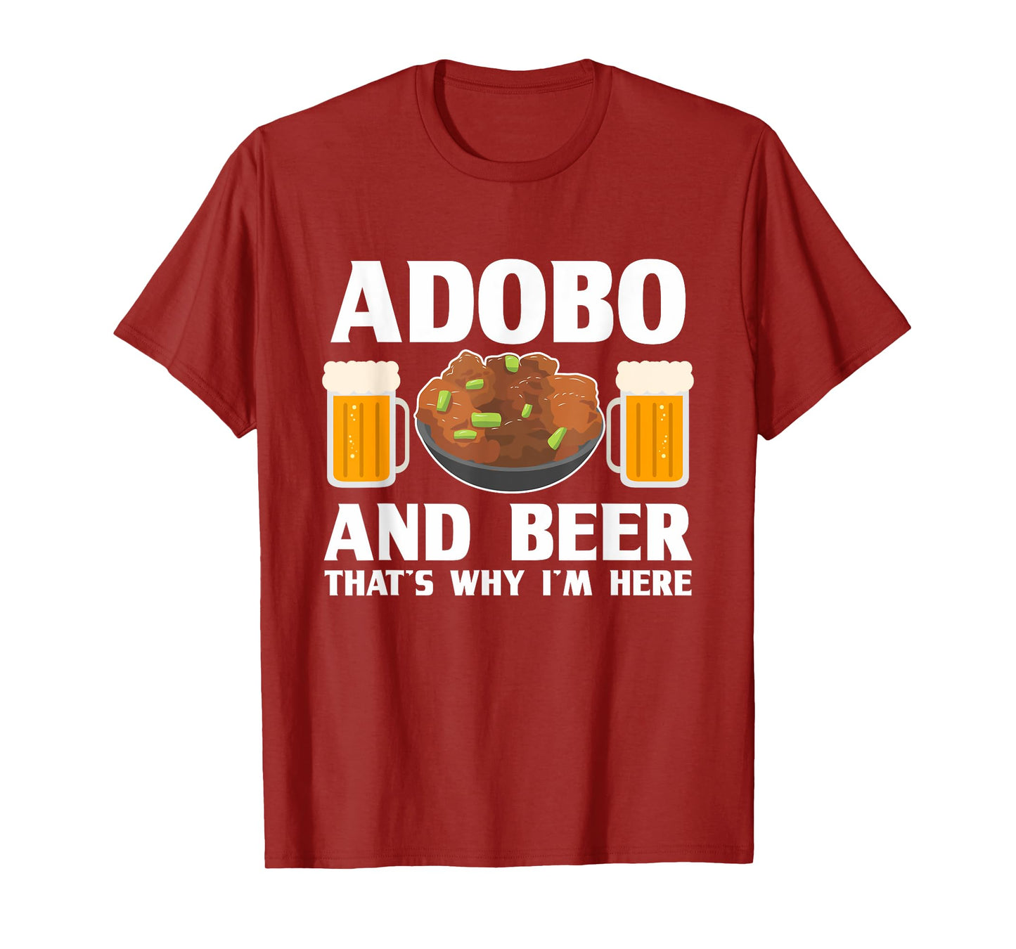 Adobo and Beer Filipino Pride Chicken Philippines Pinoy T-Shirt