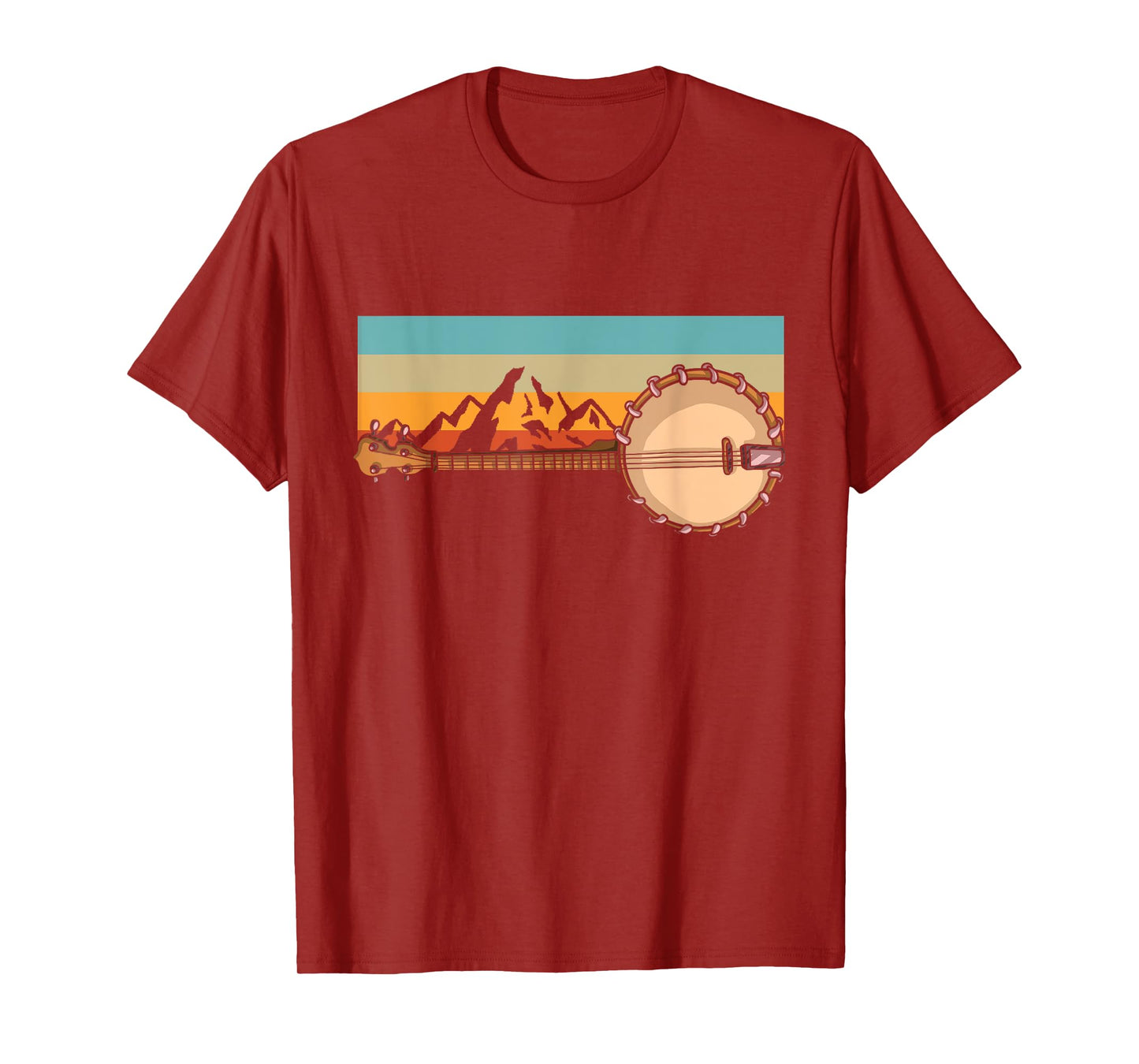Banjo Tshirt For Men Bluebird Tennesse Mandolin Bluegrass T-Shirt