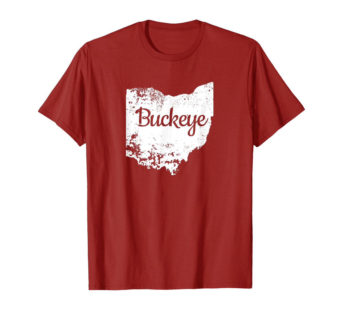 Ohio Shirt OH Love Buckeye State Home Distressed Tee T-Shirt