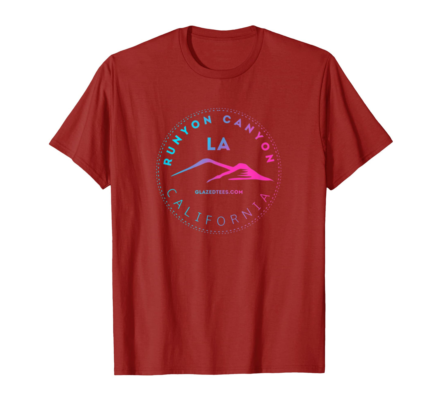 Runyon Canyon Los Angeles - Retro Hollywood California T-Shirt