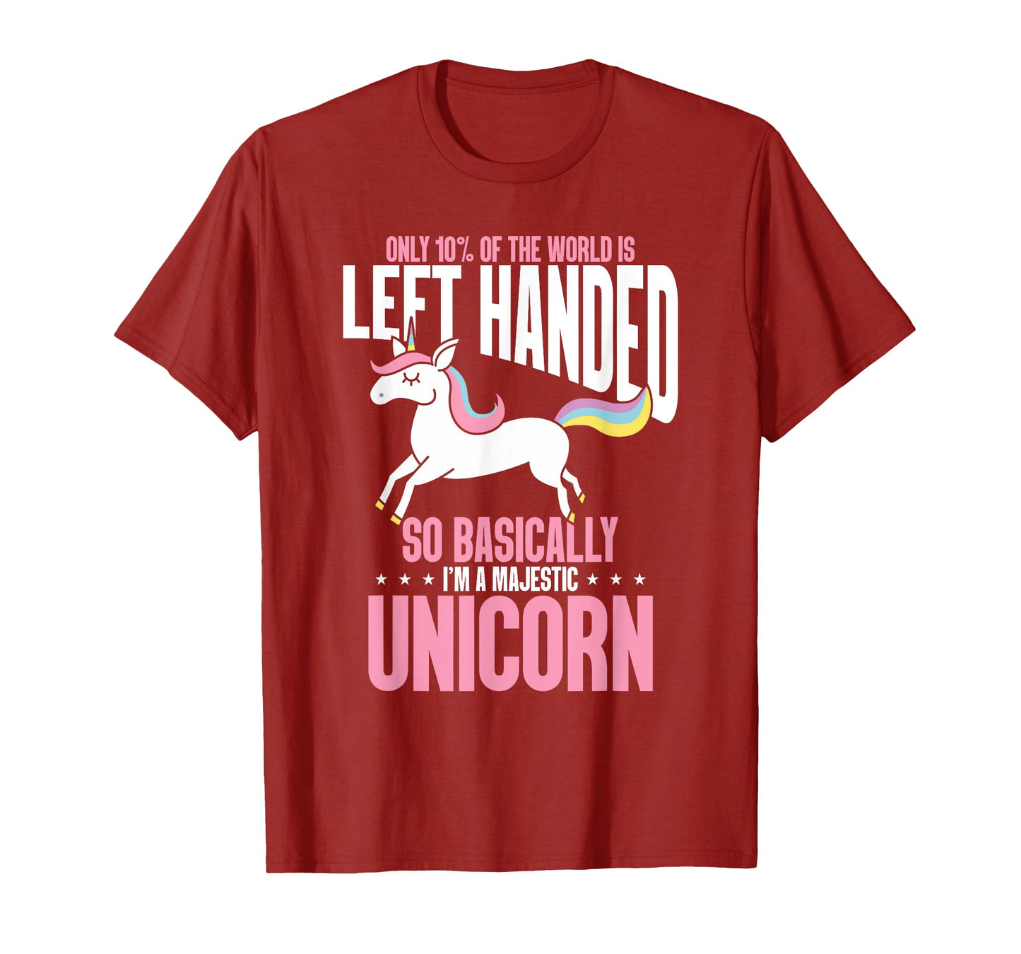 Funny Left Handed So Basically I'm a Majestic Unicorn T-Shirt