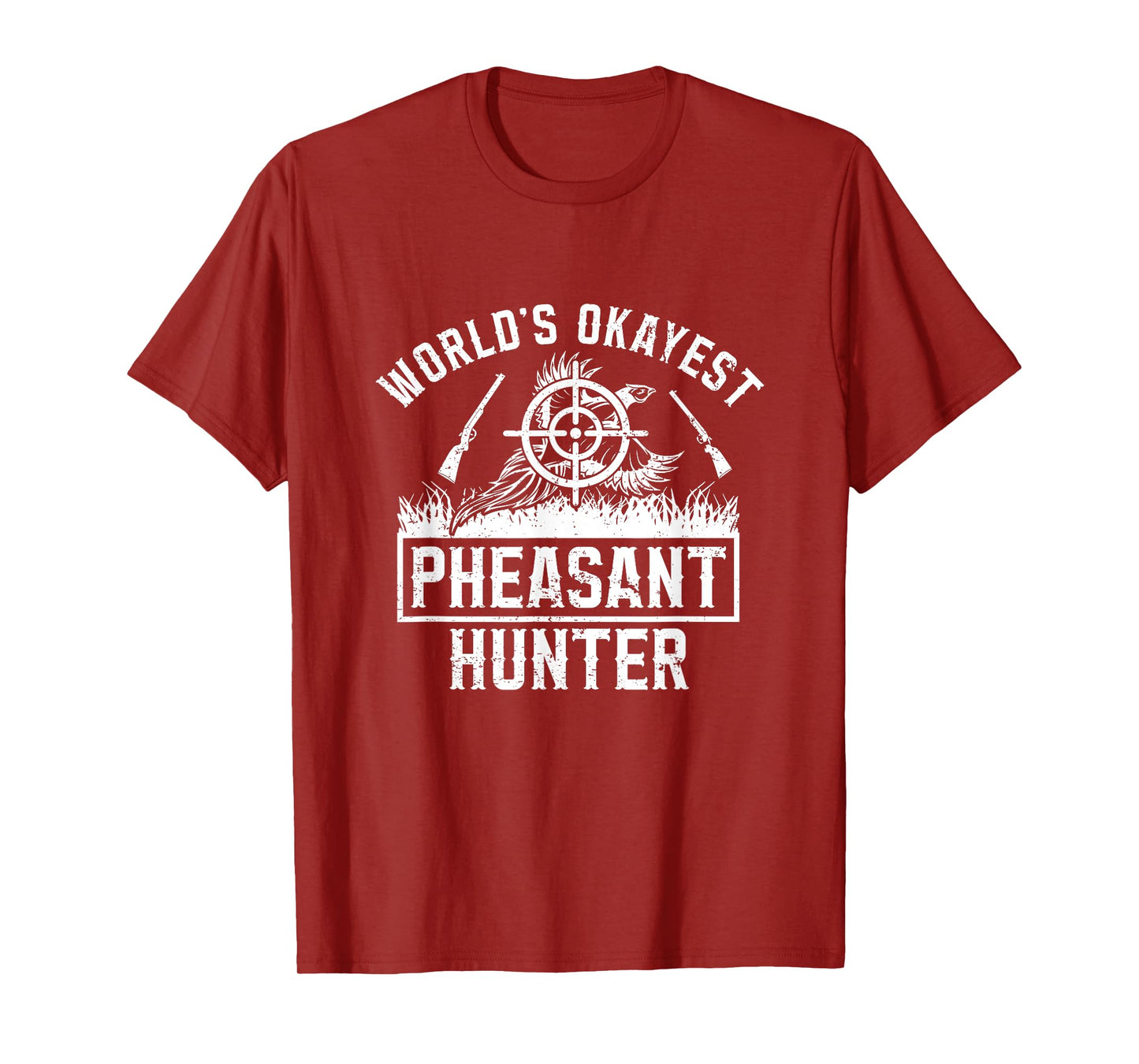 World's Okayest Pheasant Hunting Bird Hunter Hunting T-Shirt