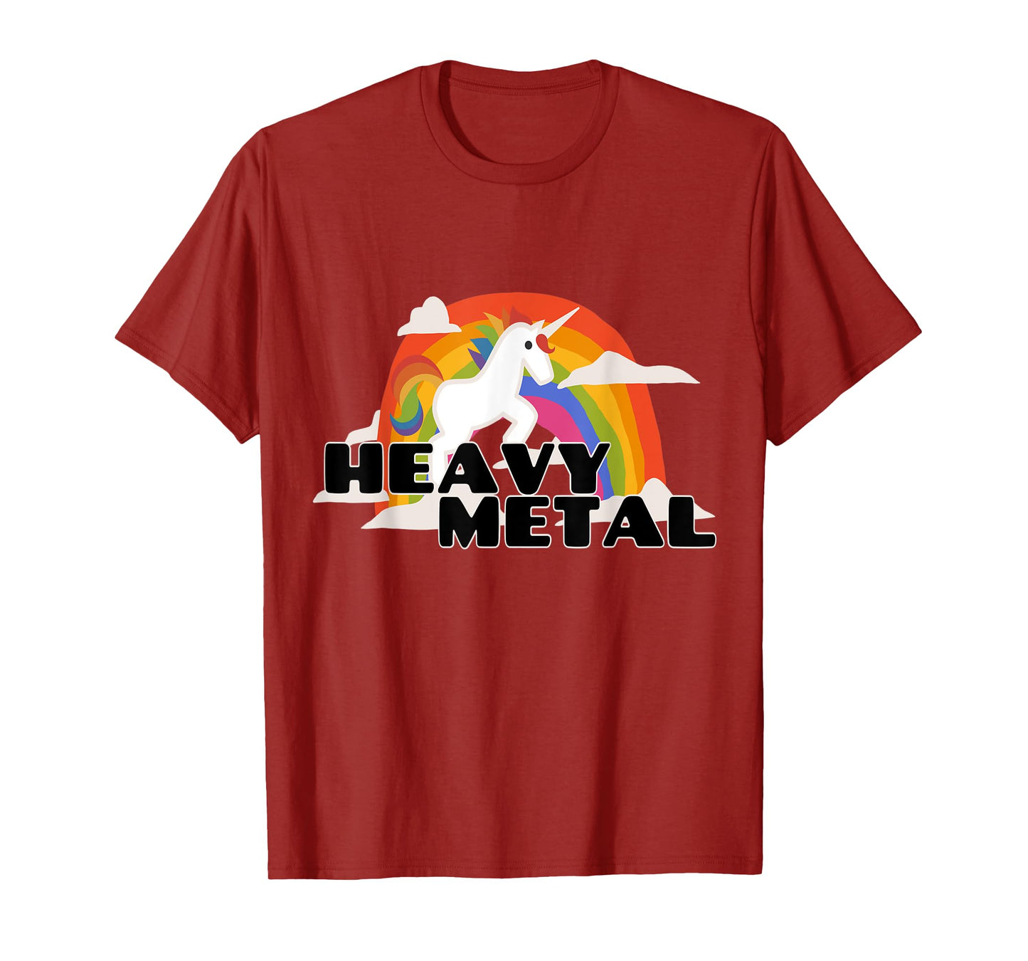 Heavy Metal Cute Unicorn T-Shirt