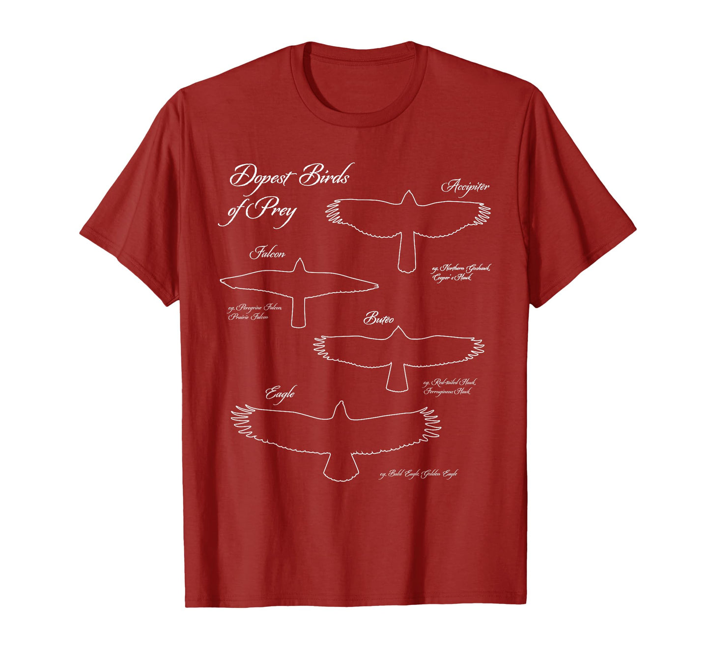 Dopest Birds of Prey T-Shirt - Funny Gift for Bird Watchers T-Shirt