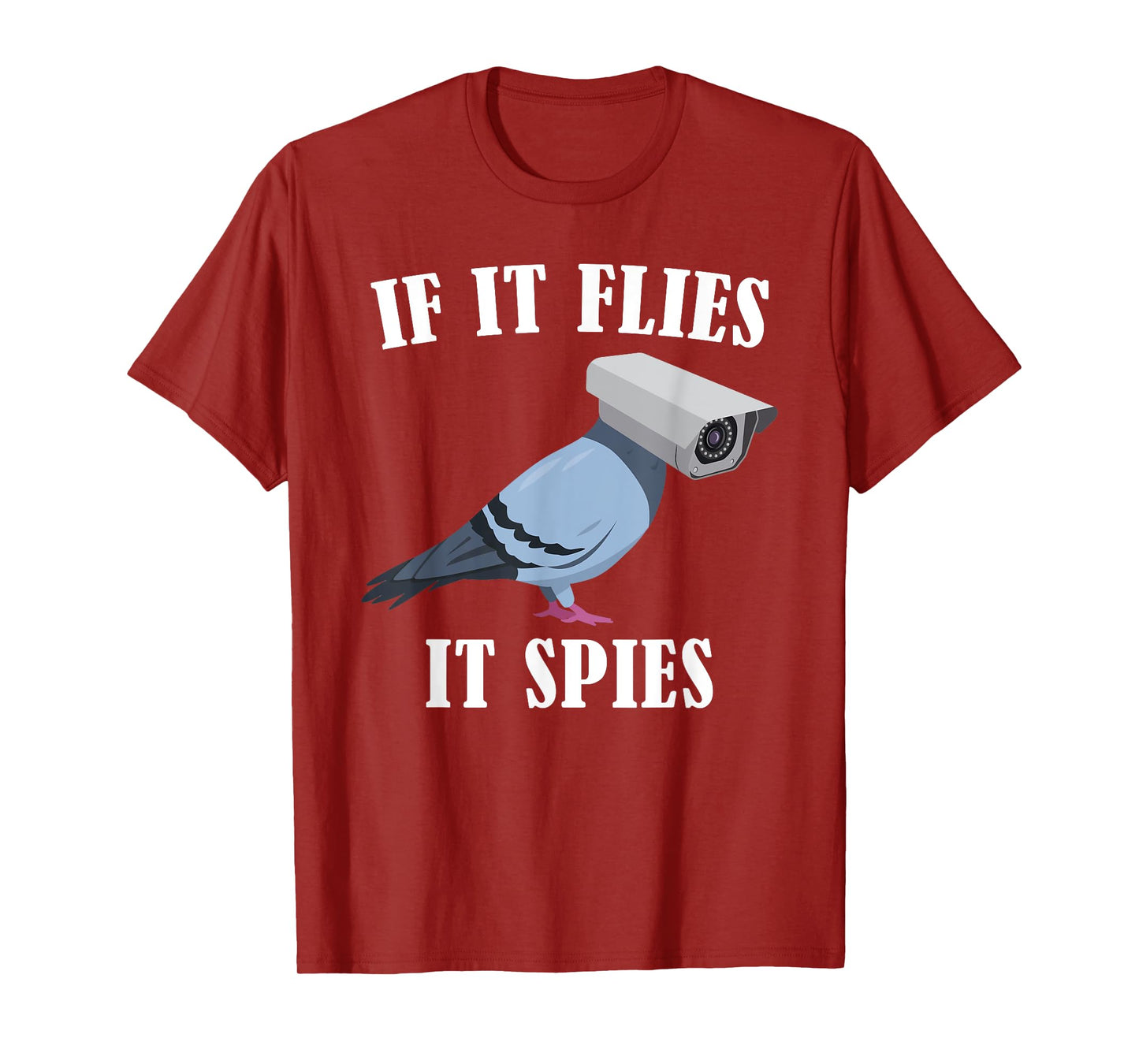 Birds Spie Conspiracy Joke Meme Surveillance | Mens & Womens T-Shirt