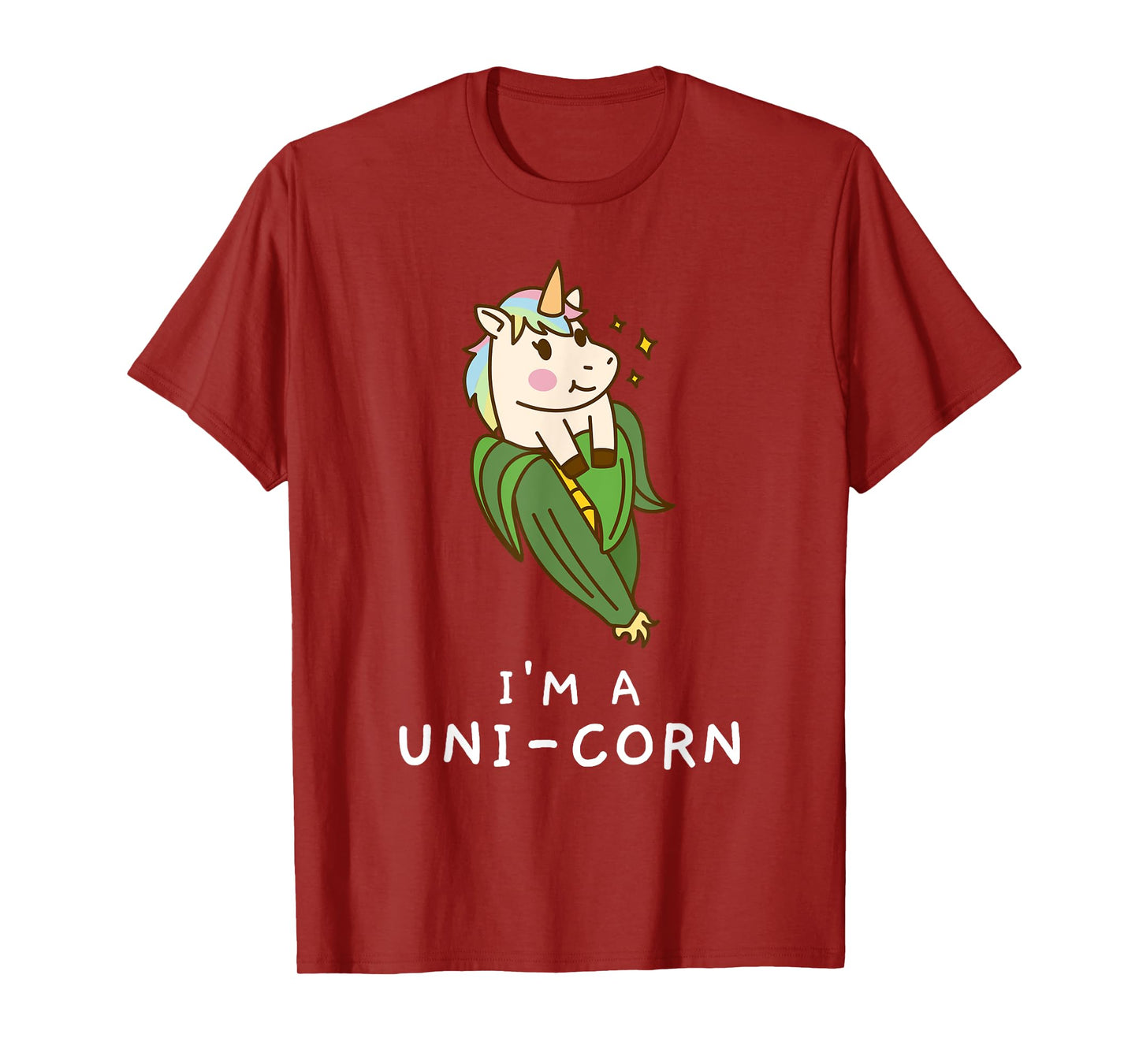 Funny Unicorn Corn Pajamas Girls Tshirt Kids Farmer Gifts T-Shirt
