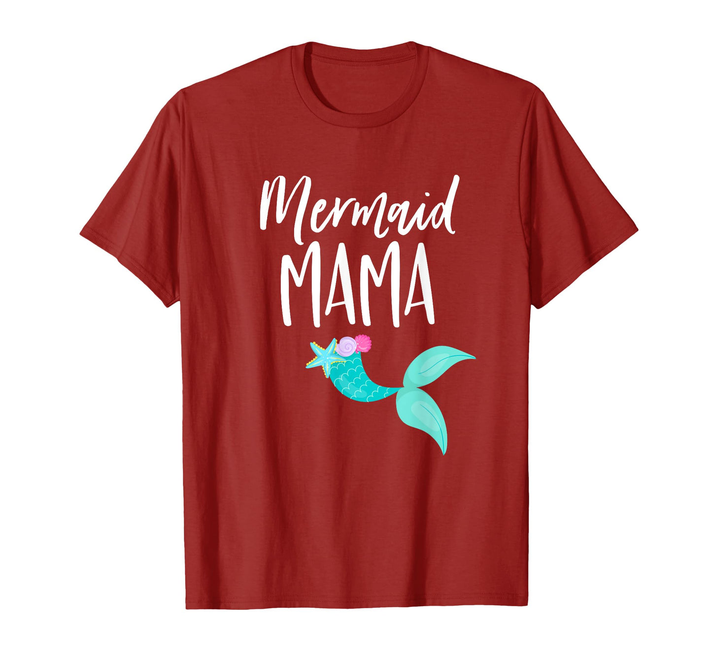 Mom Birthday Party Outfit Dad Mommy Girl MERMAID MAMA SHIRT T-Shirt