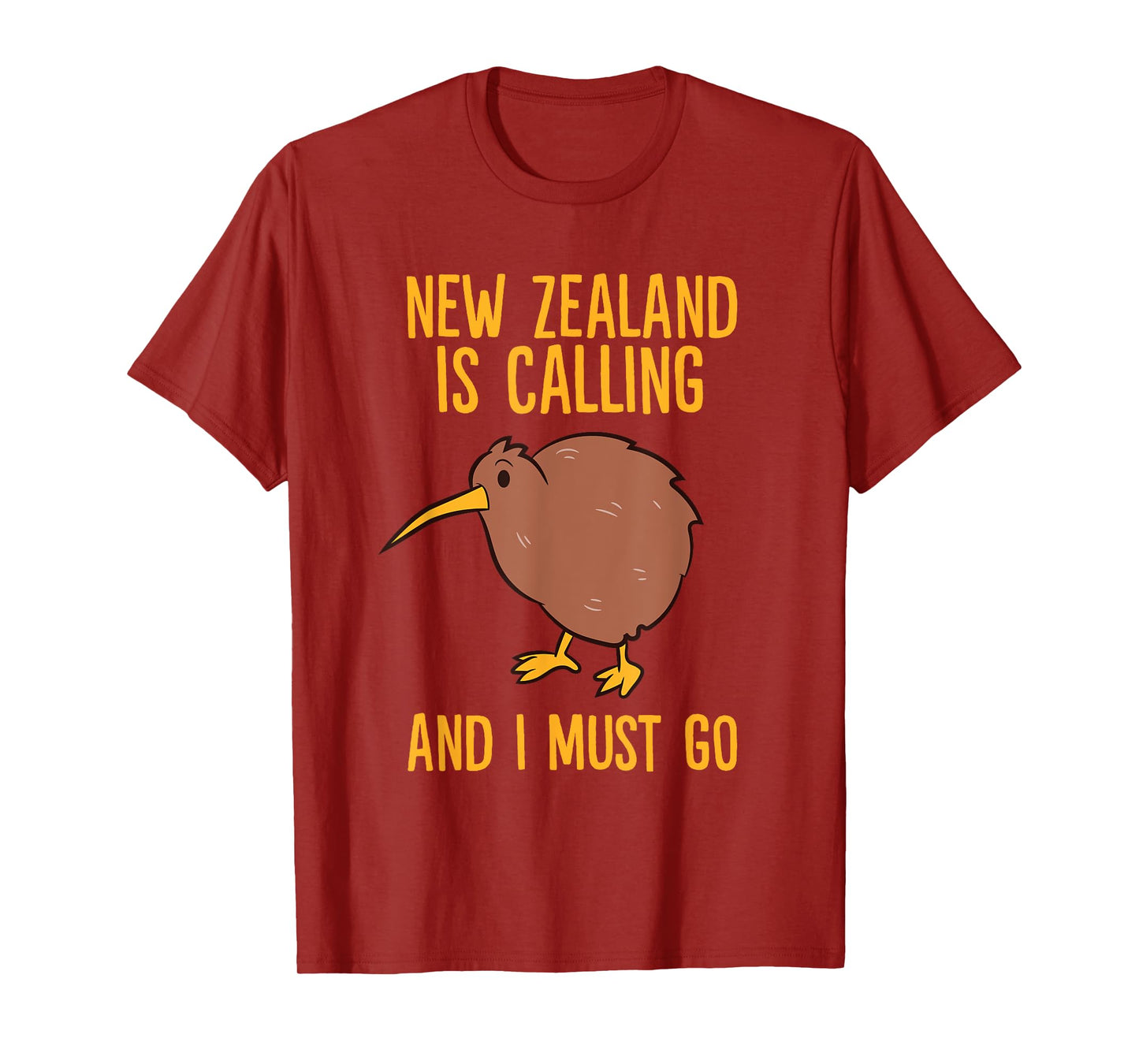 Kiwi New Zealand Is Calling And I Must Go T-Shirt