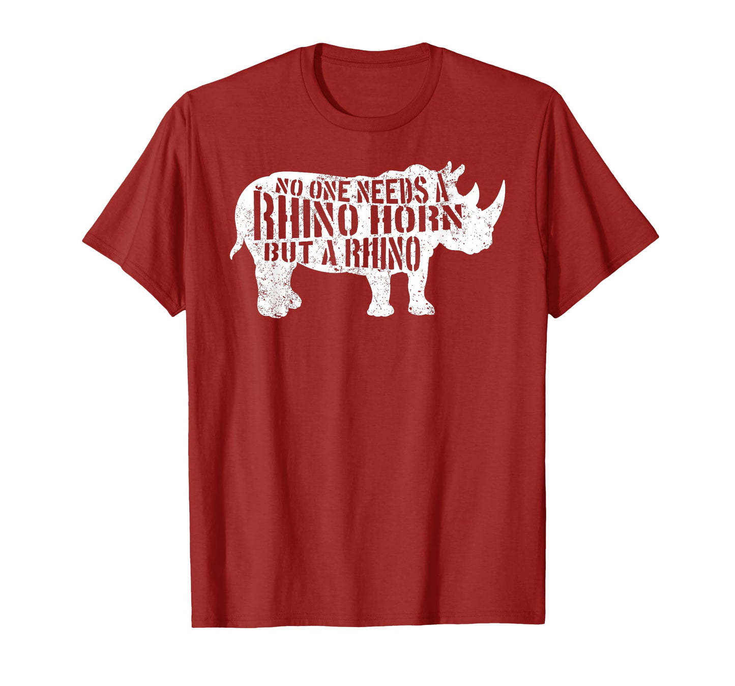 Rhino Horn Rhinoceros Animal Wildlife Lover Safari Africa T-Shirt
