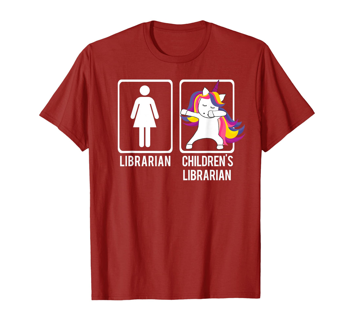 DABBING UNICORN CHILDREN'S LIBRARIAN Dabs Library Meme T-Shirt