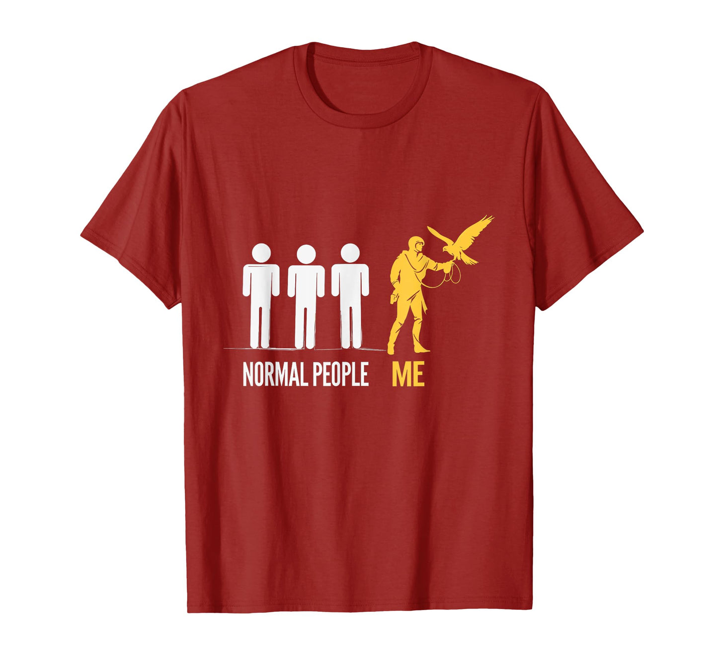 Normal People Me Falconry Birding Falconer Hobby T-Shirt