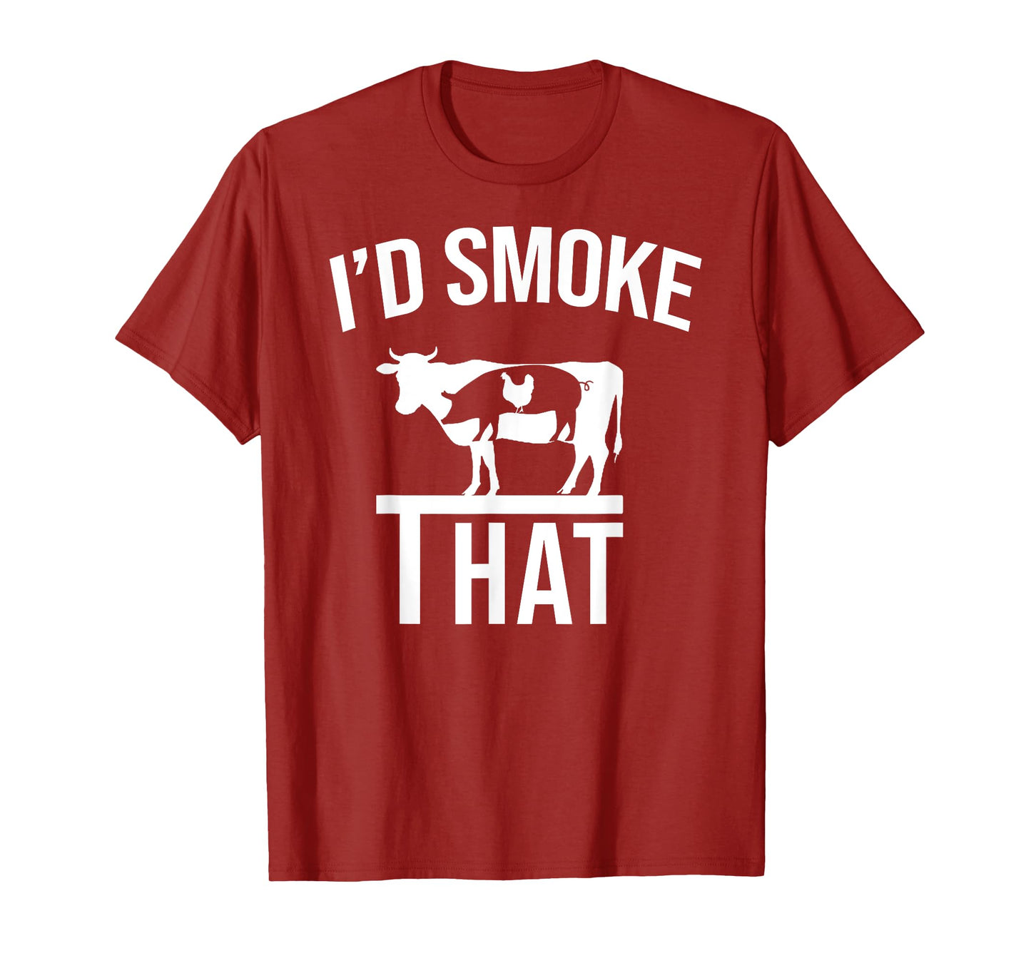 Funny I'd Smoke That Men Grilling Party BBQ For Chef Dad T-Shirt