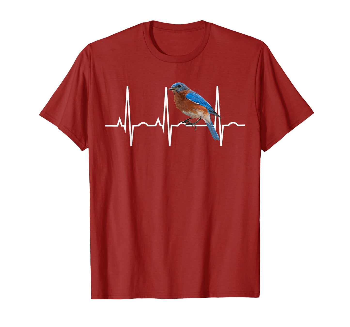Bluebird Shirt - Bluebird Heartbeat Gift Tee for Birders