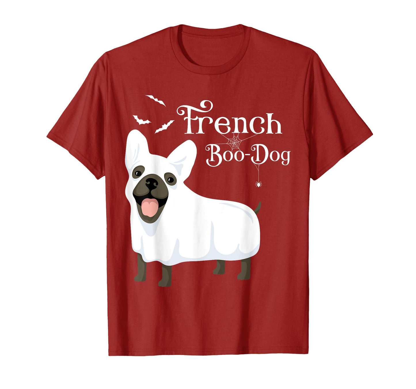 Halloween French Boo-Dog French Bulldog Ghost T-Shirt for Men Women