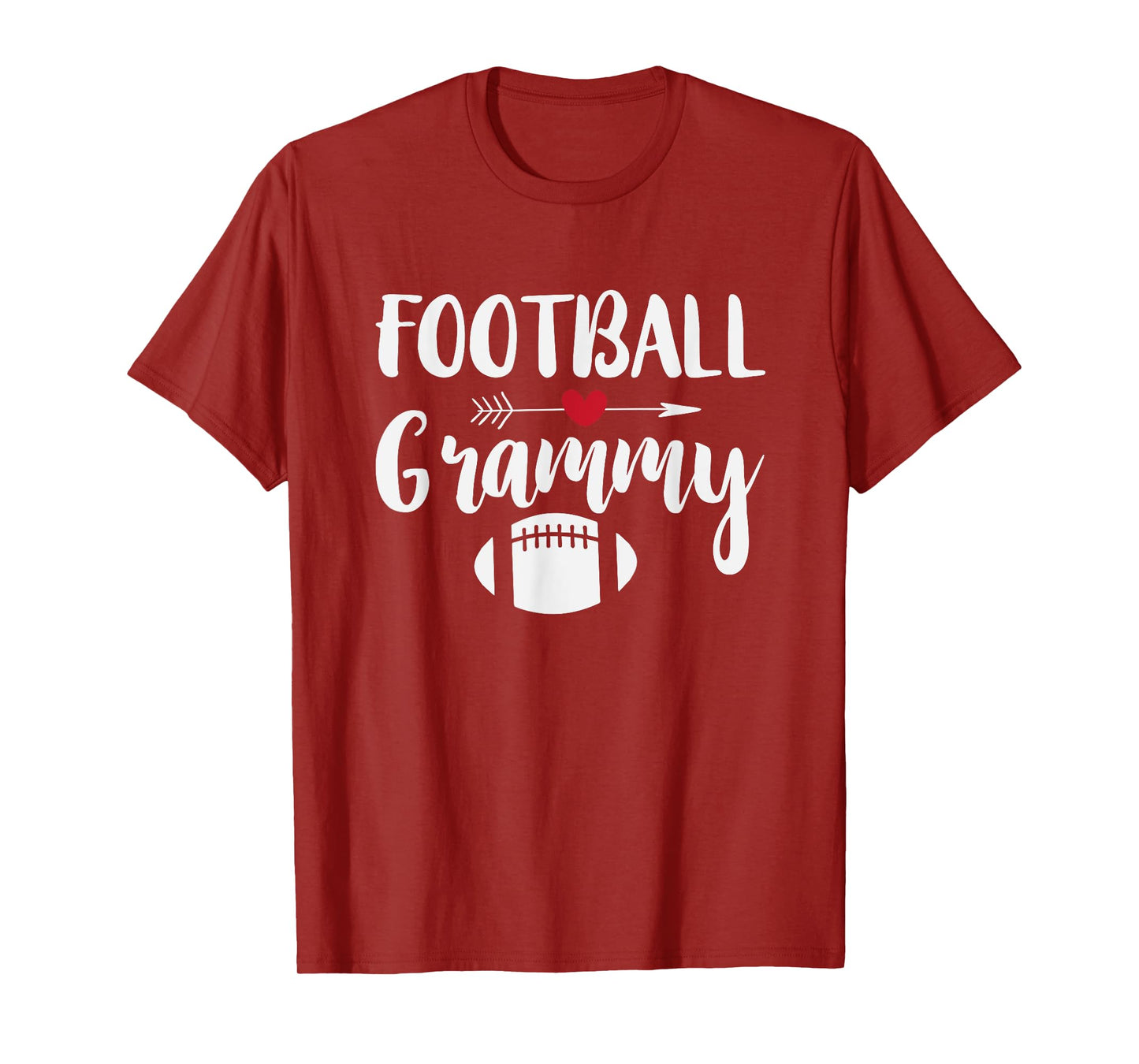 Football Grandma Shirt Sports Grandmother Grammy Gift T-Shirt