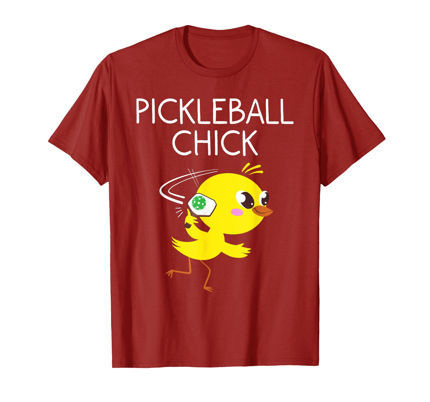 Funny Chick Pickleball Gift For Women Cool Chicken Dink Fan T-Shirt