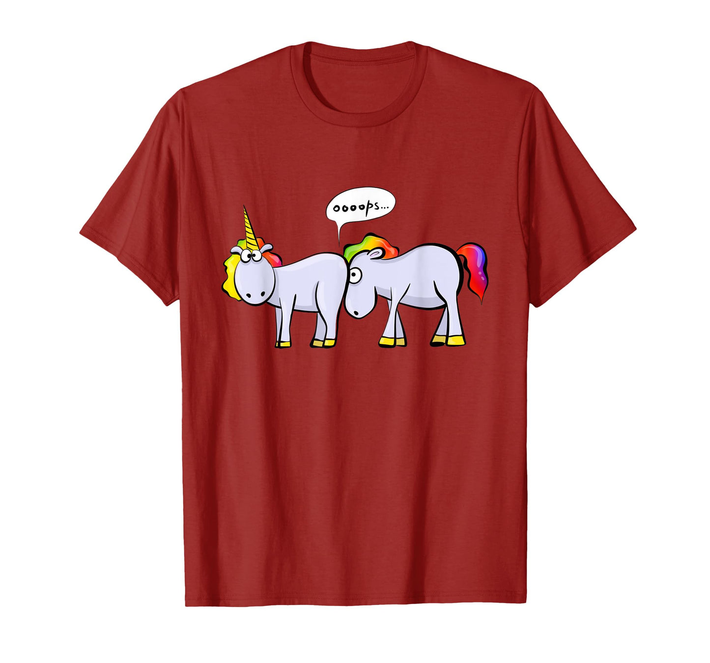 Funny Unicorn in the Butt T-Shirt