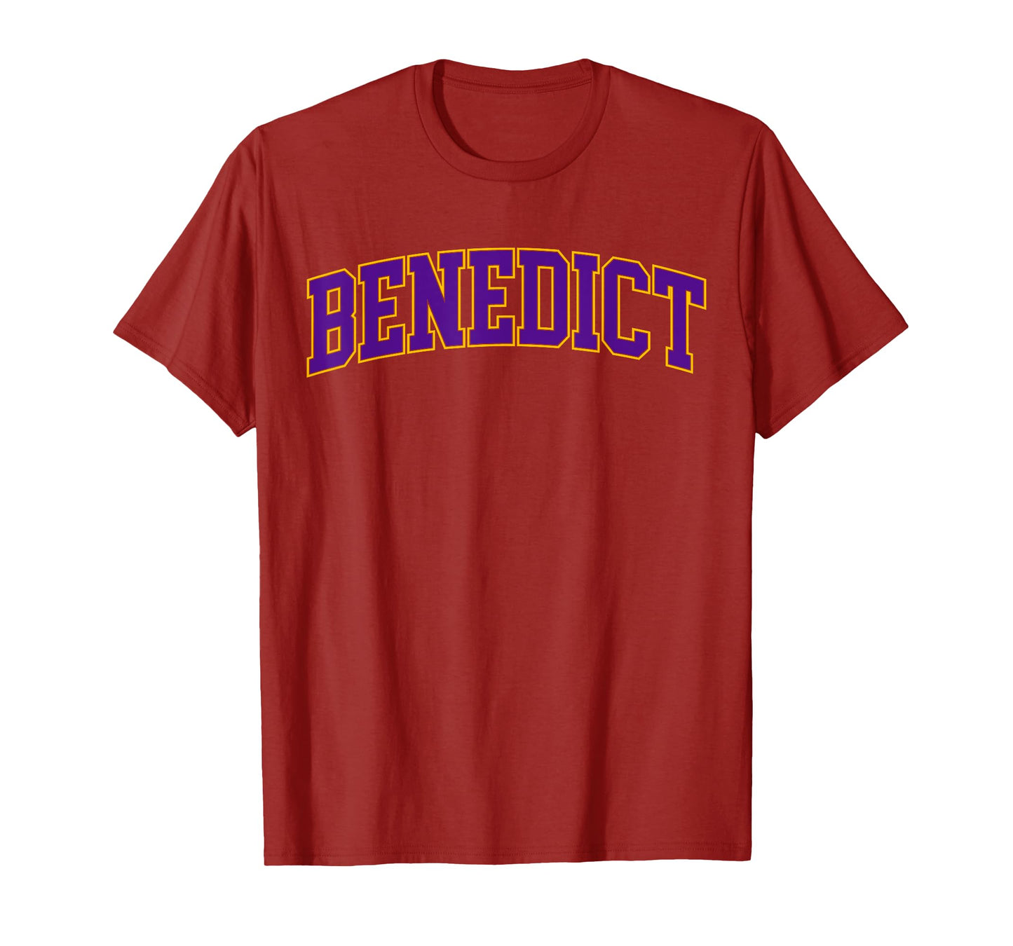 Benedict Vintage College Retro Men Women T-Shirt