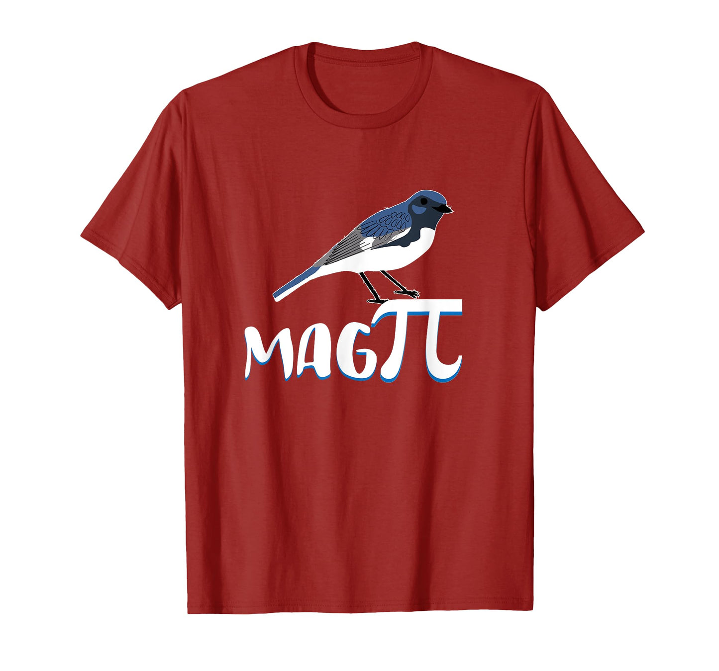 Math Pi Day Magpie Bird Mag Pi Symbol Animal Math Bird Lover T-Shirt
