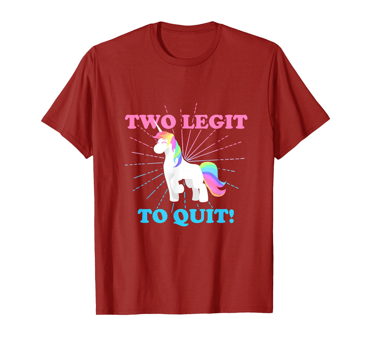 Two legit 2 to quit date of birth gift idea Vintage retro T-Shirt