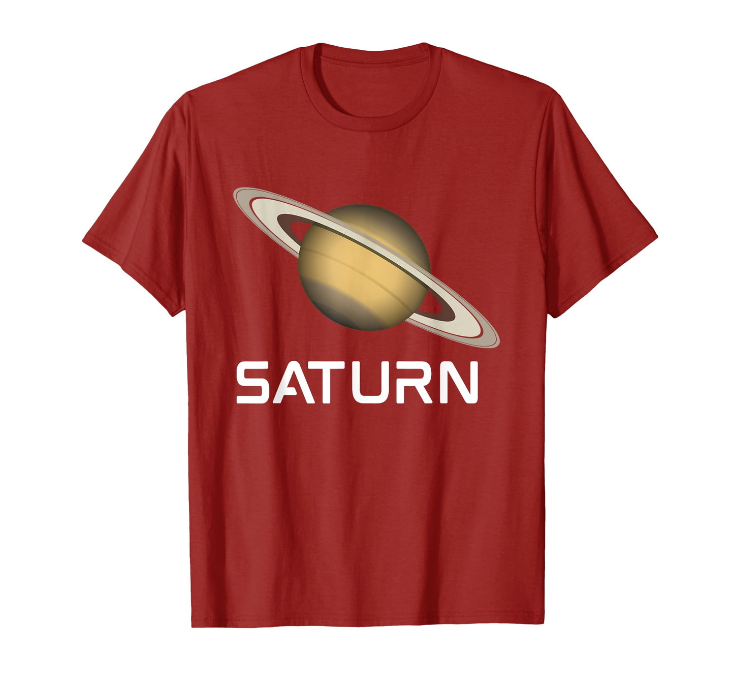 Solar System Planet Saturn Rings Outer Space T-Shirt