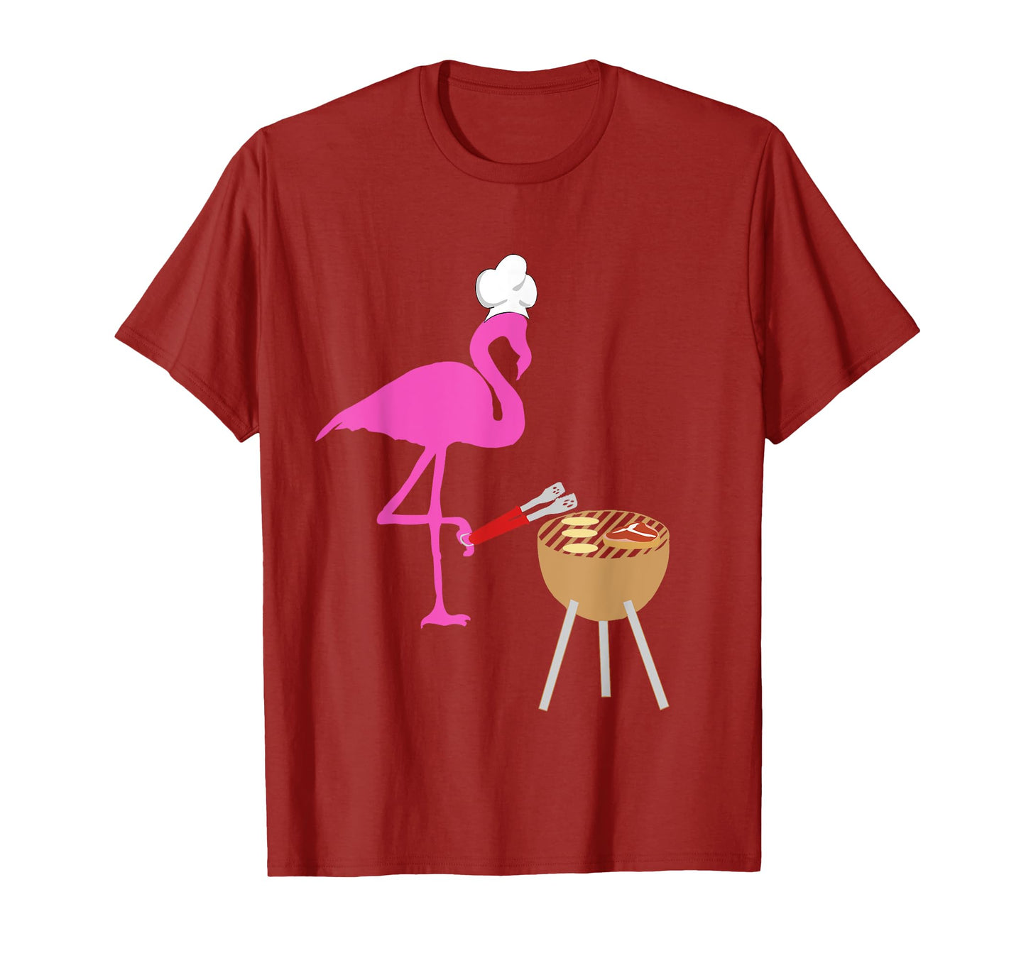 BBQ Flamingo Bird Grilling Cooking Grill Funny Barbecue T-Shirt
