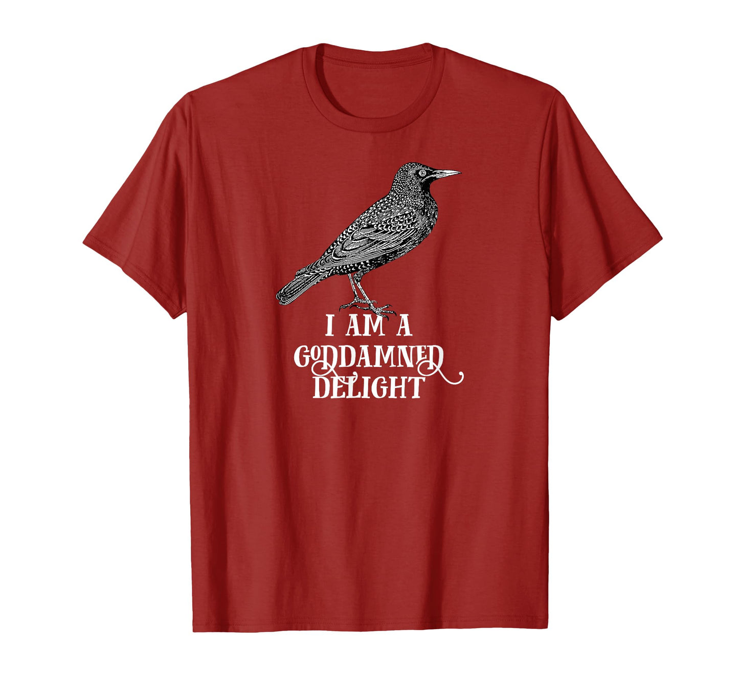 Threadless Effin' Birds I Am A Delight T-Shirt