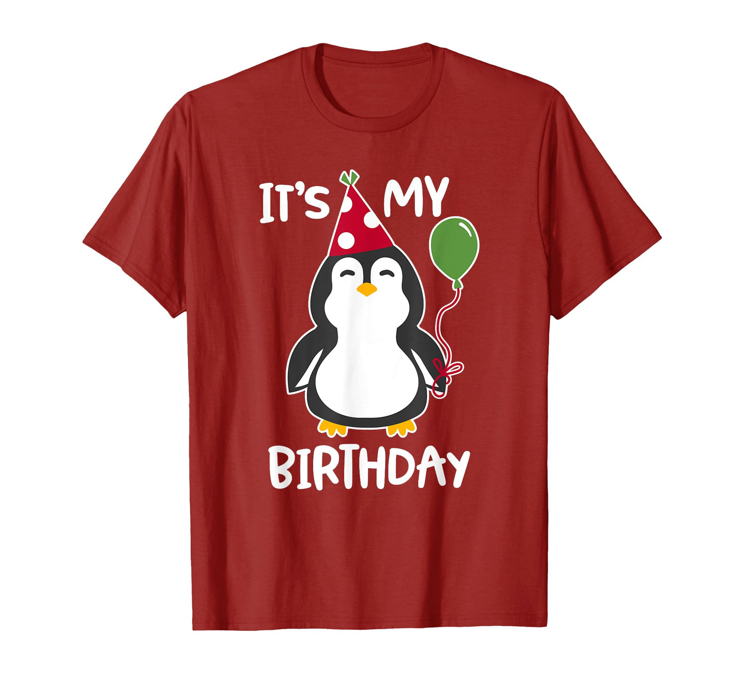 It's My Birthday Penguin Shirt T-Shirt