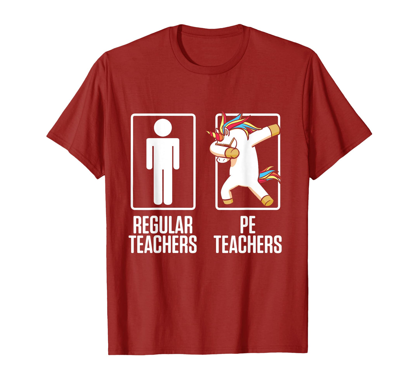 PE Physical Education Teacher Unicorn Gifts Men Women T-Shirt