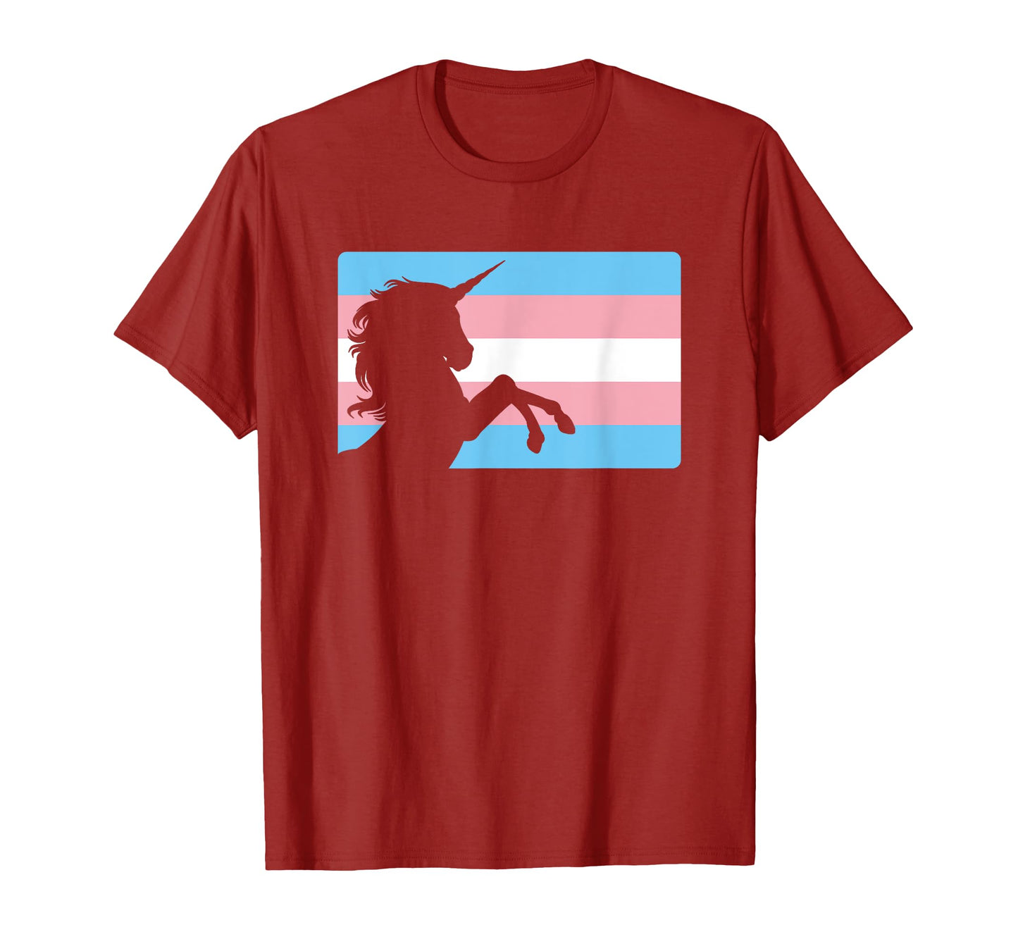Transgender Unicorn Gift Trans Pride Flag Men Women Kids T-Shirt
