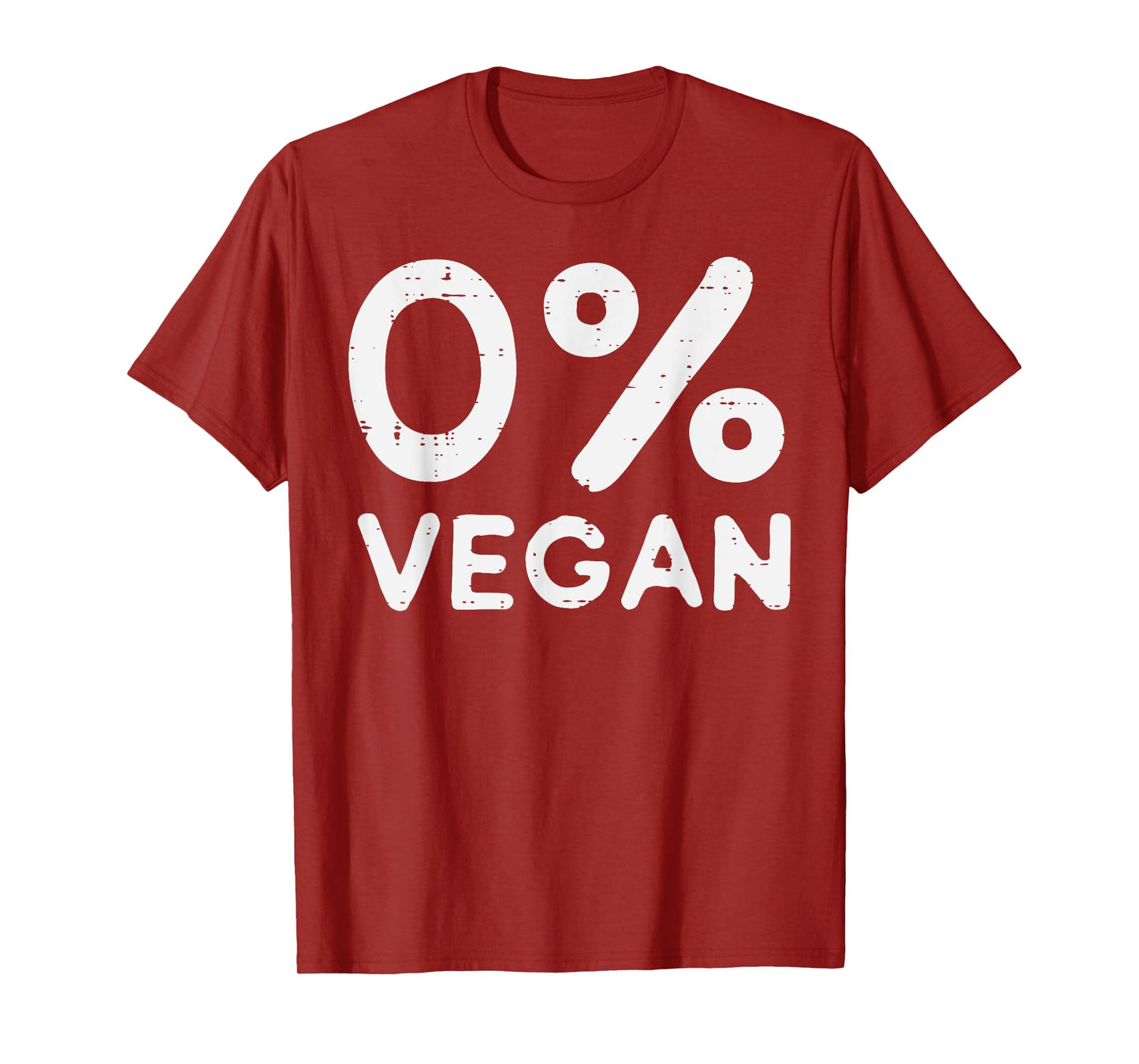 0 Percent Vegan Bbq Barbecue Carnivore Meat Eater Men Women T-Shirt