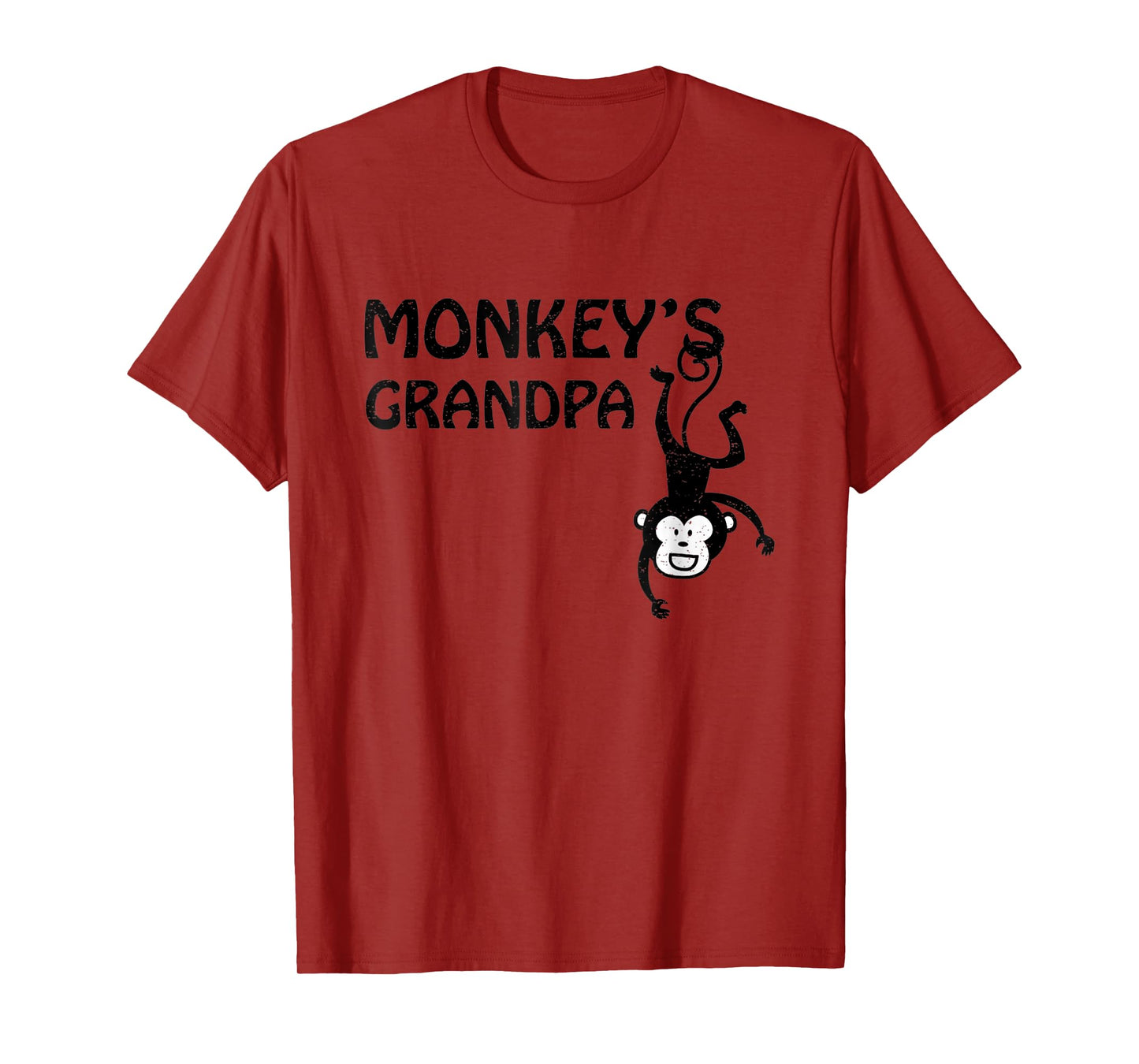 Monkey's Grandpa Grandfather Monkey T-Shirt