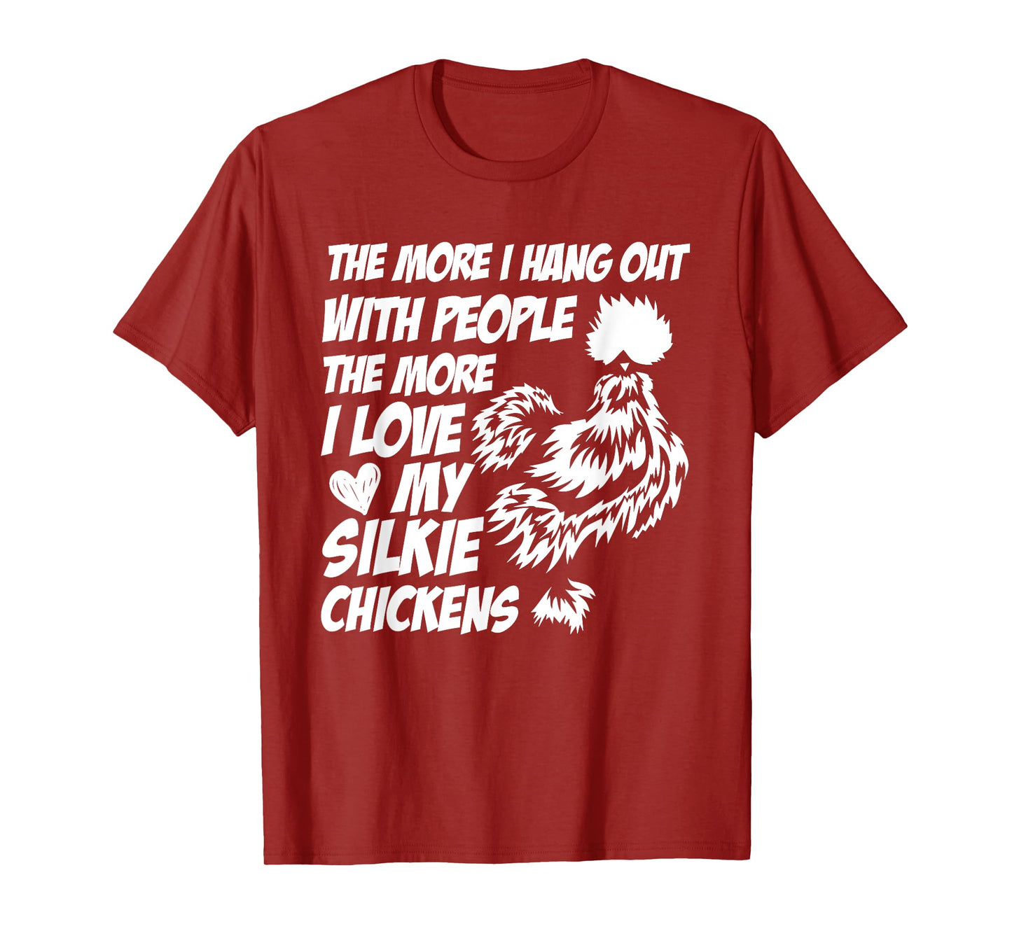 Silky Chicken Fluffy Chinese Silk Chicken Silkie Chicken T-Shirt