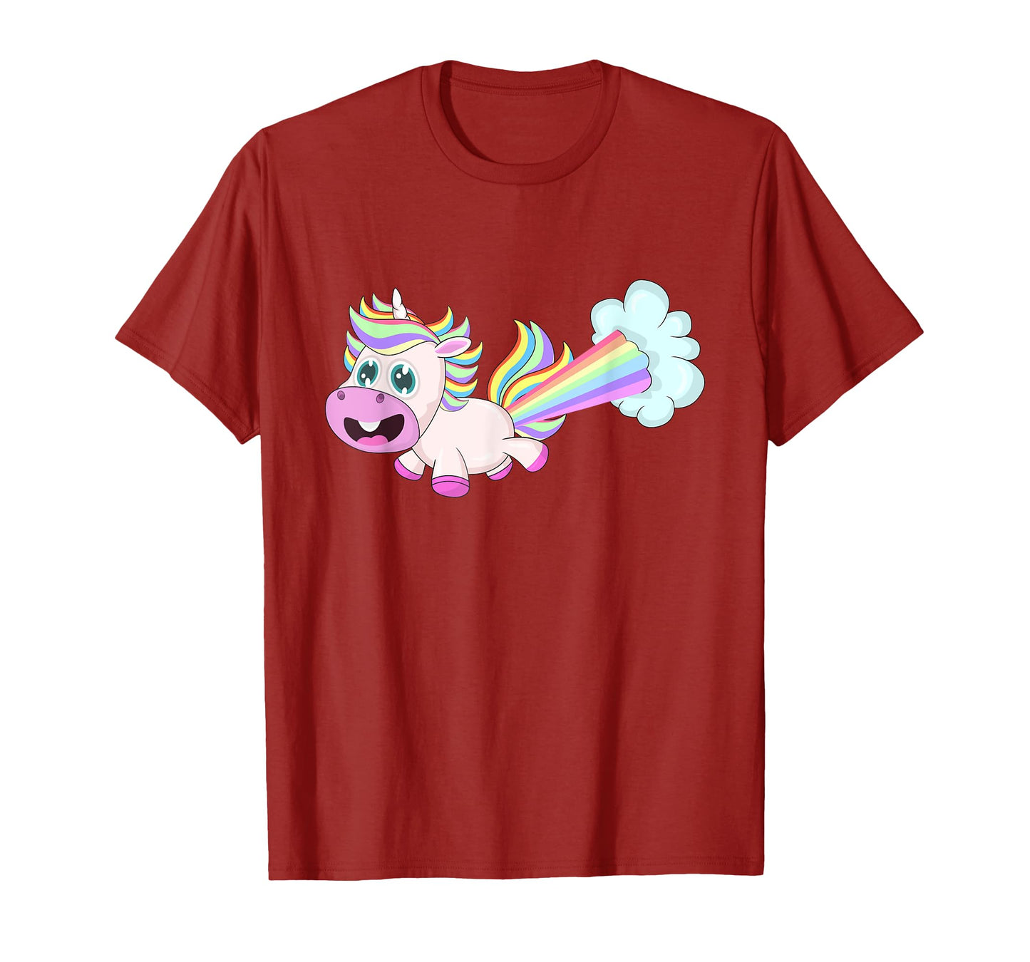 Unicorn Farting a Rainbow T-Shirt