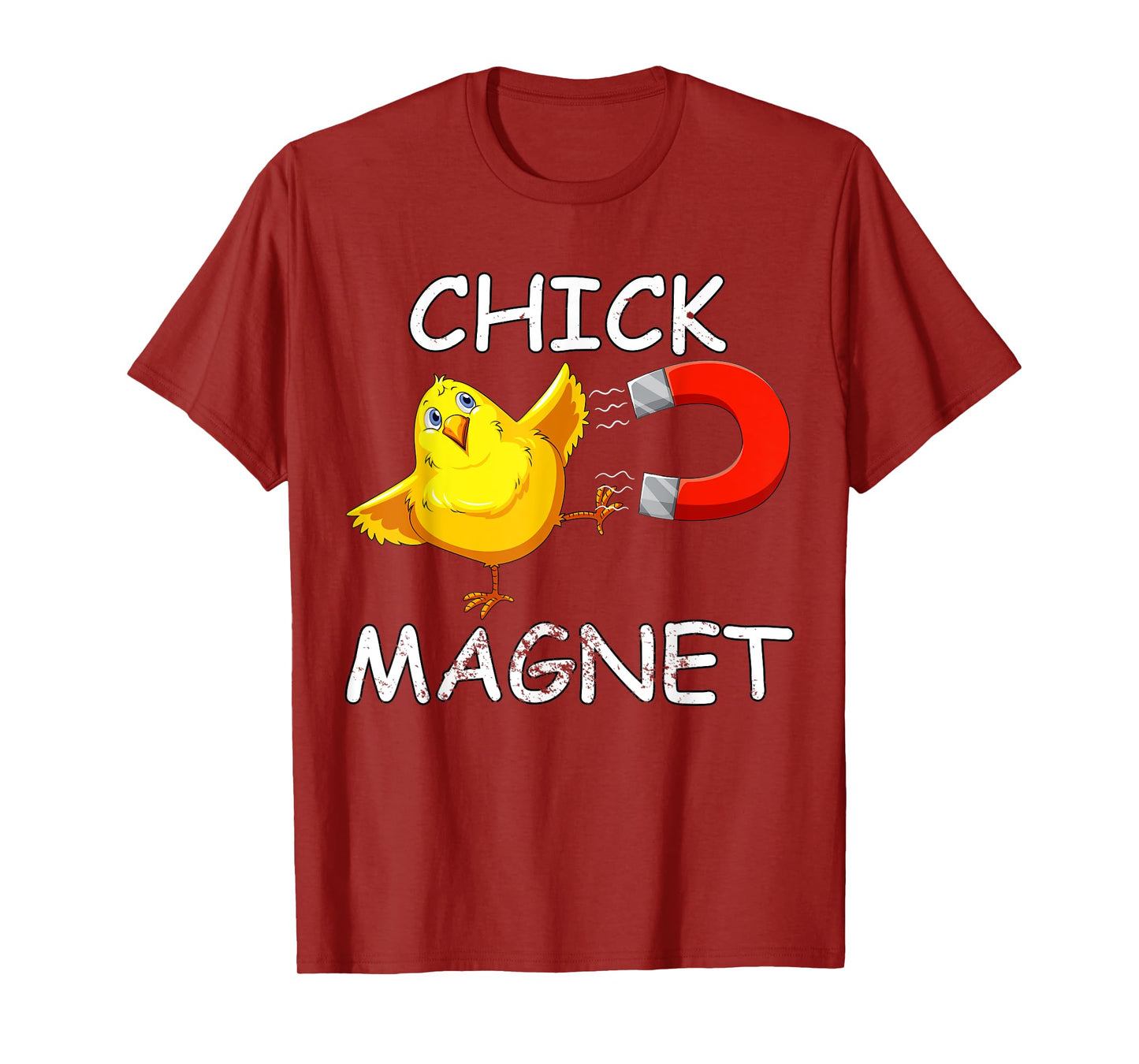 Chick Magnet Funny Easter Cute Baby Chicken Lover Kids Boys T-Shirt