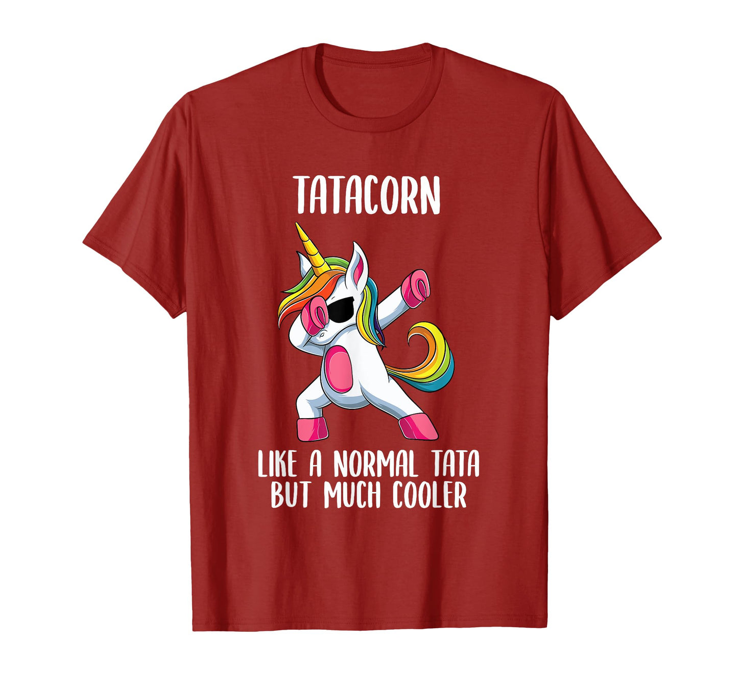 Unicorn Indian Tata Girl Birthday Party Apparel TataCorn T-Shirt